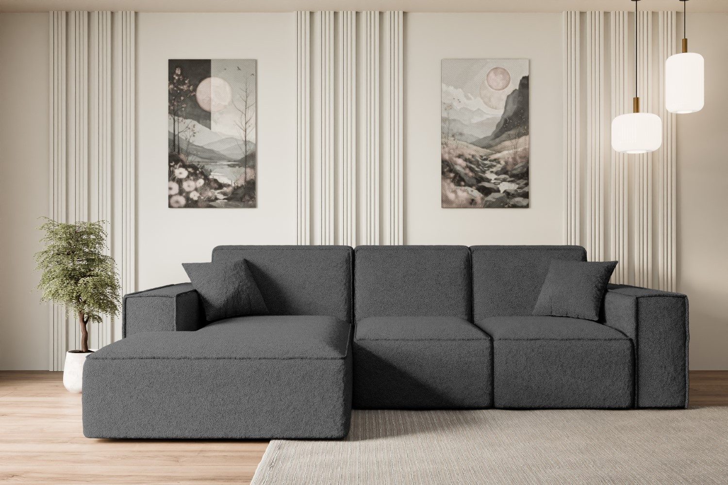ALTDECOR Ecksofa SERRA-L-S, Couch mit Schlaffunktion, günstig online kaufen