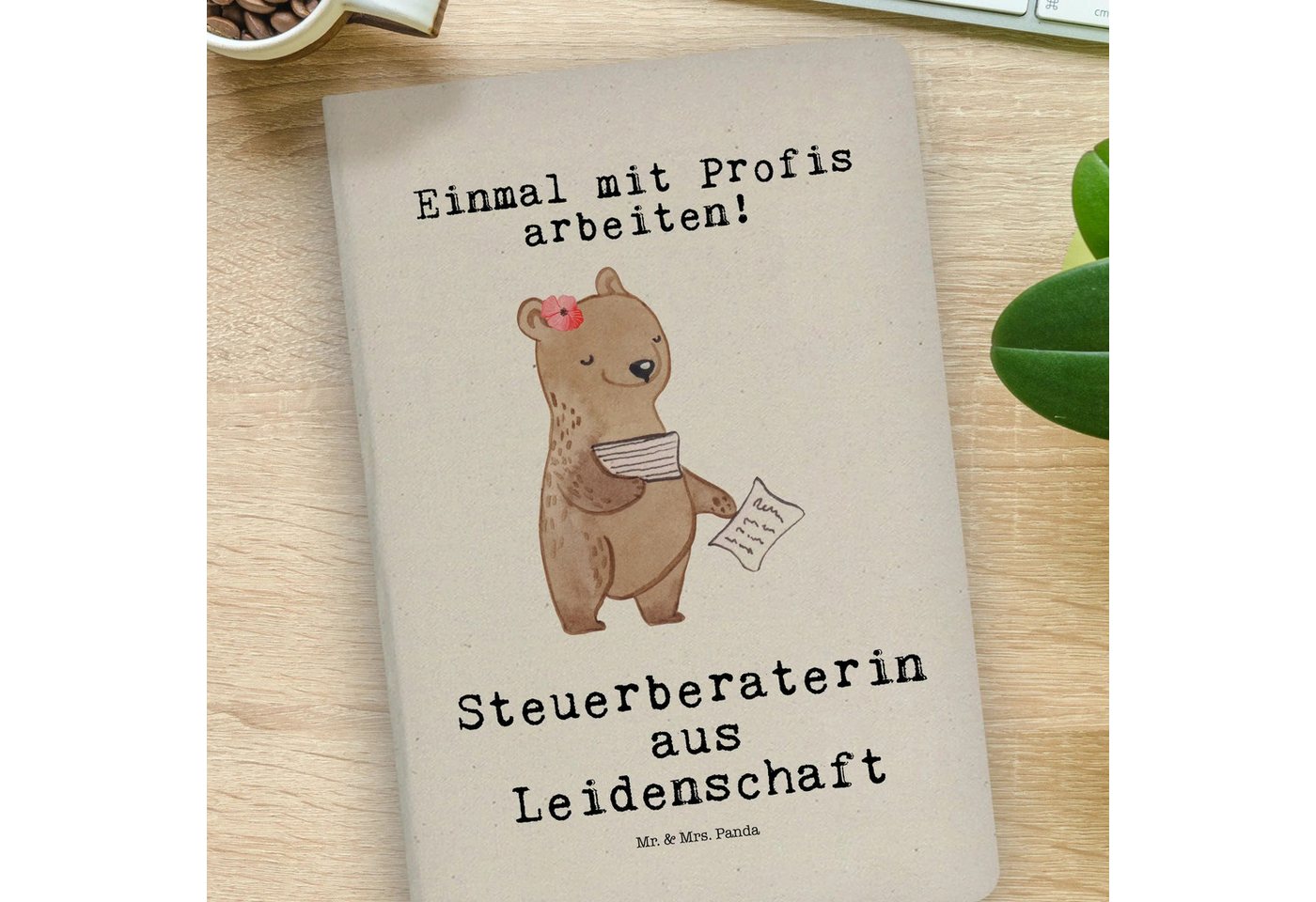 Thumbnail - Mr. & Mrs. Panda Notizbuch Steuerberaterin Leidenschaft - Transparent - Geschenk, Mitarbeiter, D Mr. & Mrs. Panda, Langl...