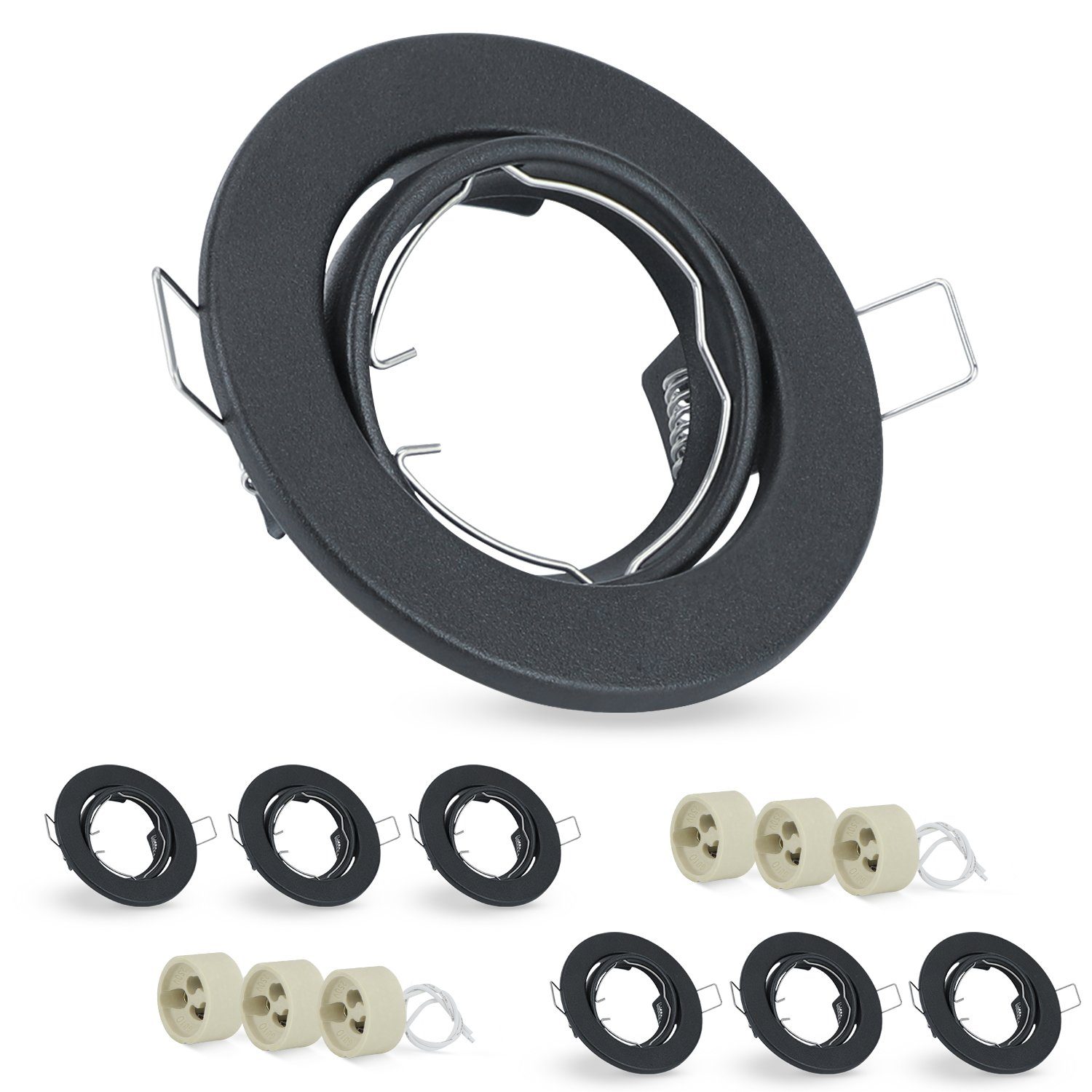 ZMH LED Einbaustrahler 6er mit GU10 günstig online kaufen