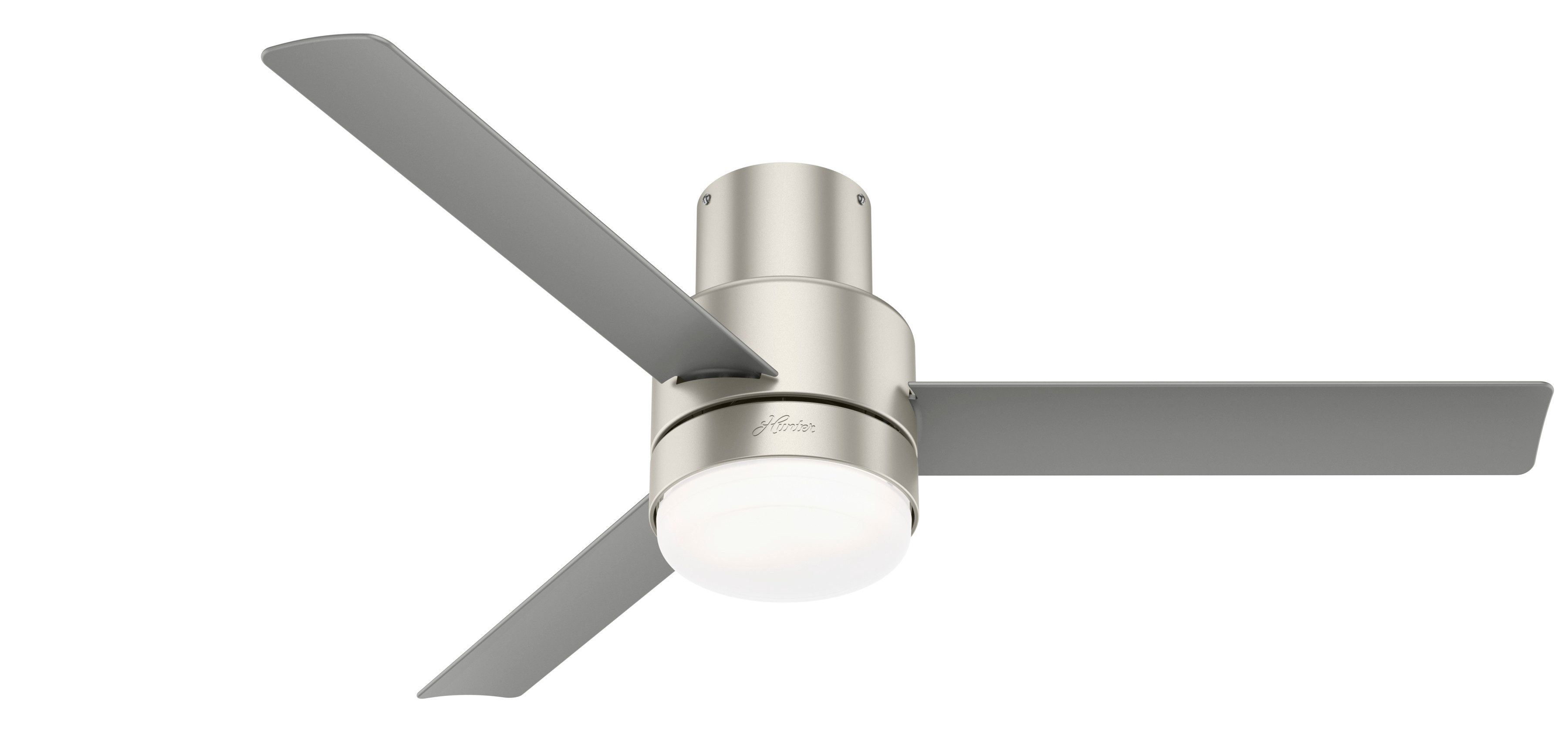 Hunter Deckenventilator Deckenventilator Gilmour Nickel mit Licht
