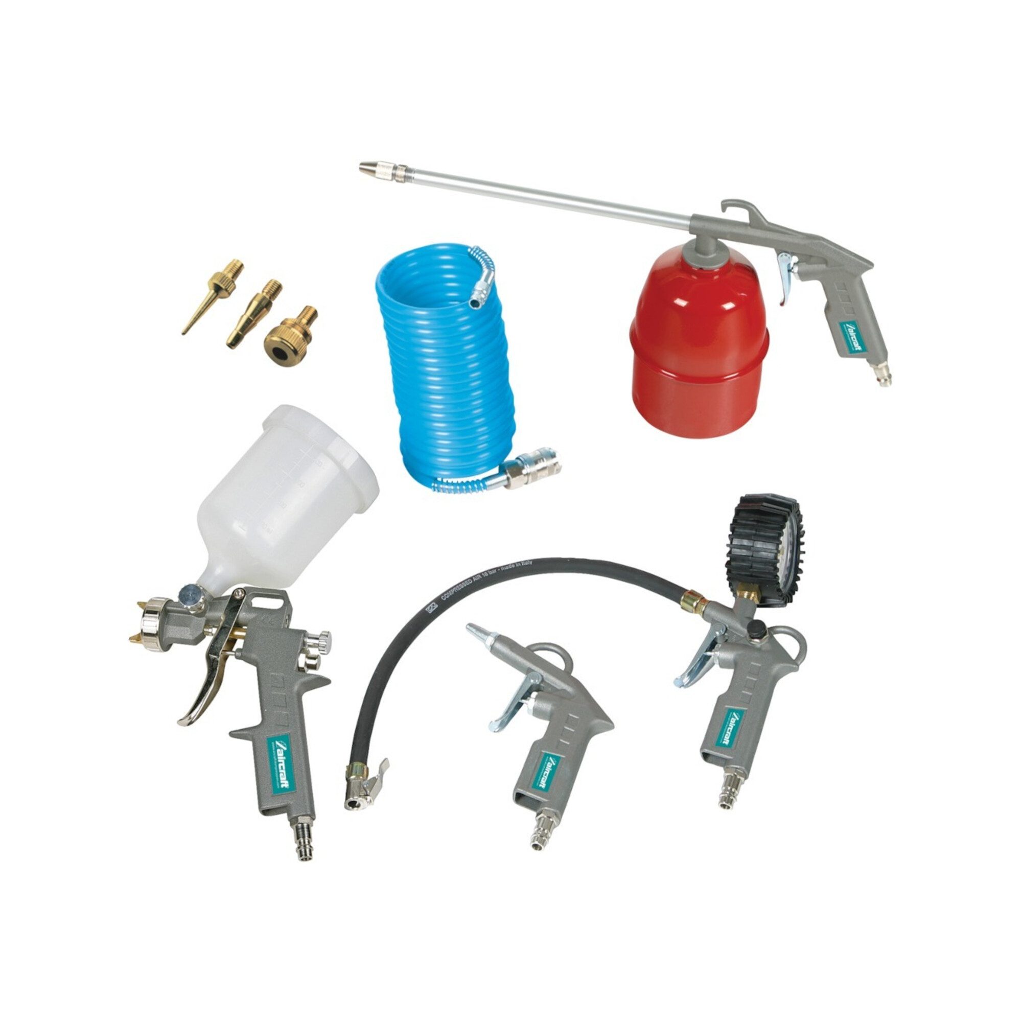 Aircraft Werkzeugset aircraft Druckluft-Set 8-teilig