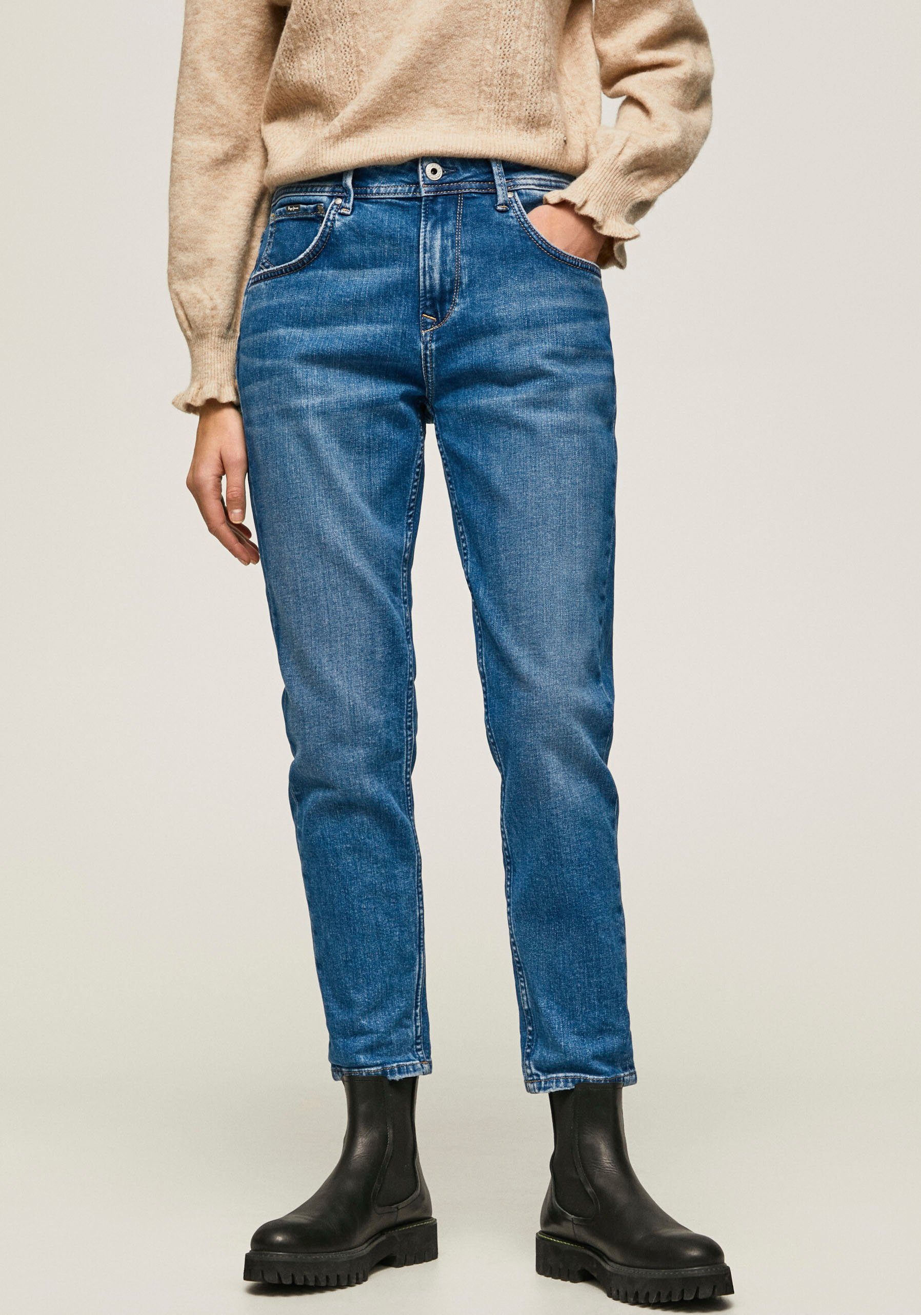 Pepe Jeans Boyfriend-Jeans VIOLET im lässigen Boyfriend-Style günstig online kaufen