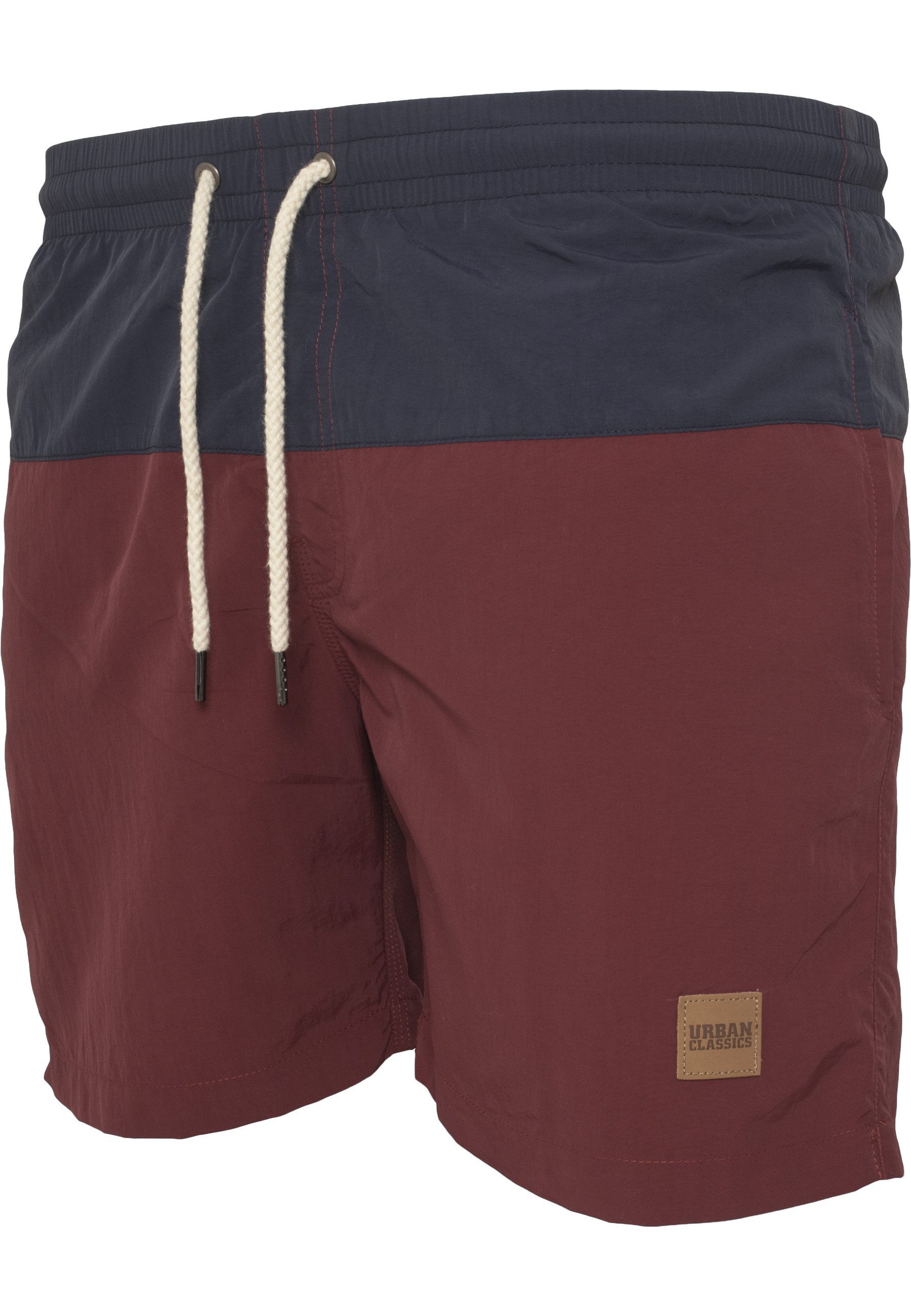 URBAN CLASSICS Badeshorts Urban Classics Herren Block Swim Shorts