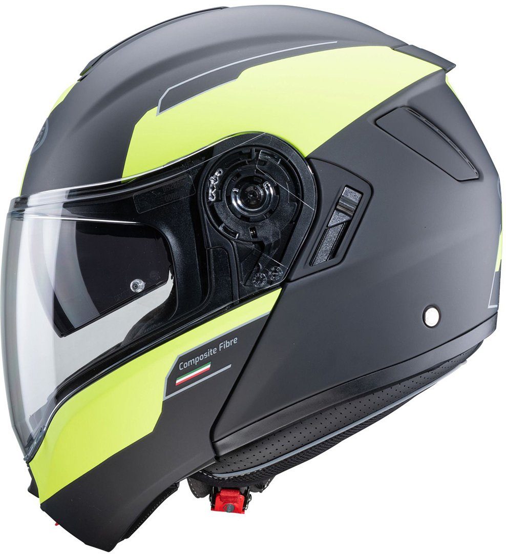 Caberg Motorradhelm Levo Prospect Klapphelm, Bluetooth, Pinlock, Klapphelm, Ratschenverschluss