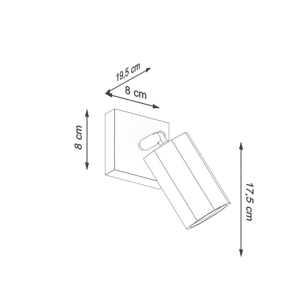 famlights Wandleuchte, Zayn Wandleuchte Wandleuchte, Nein, GU10, Leuchtmittel Wandlampe, in Wandlicht warmweiss, enthalten: Eiche Angabe, keine