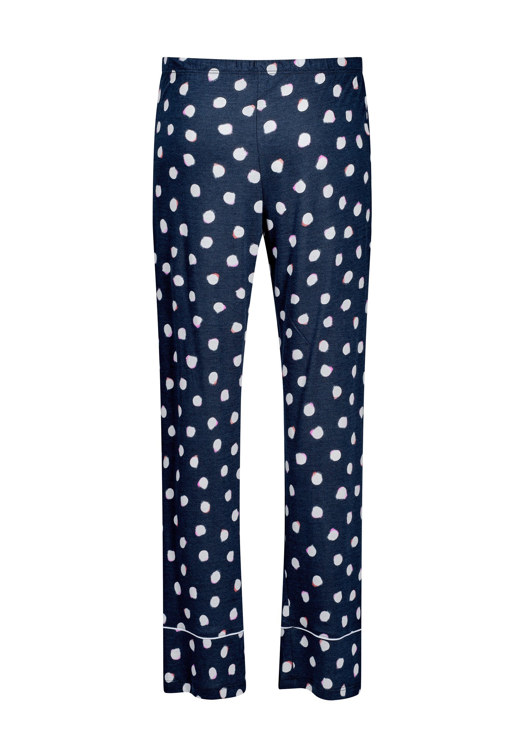 (1-tlg) Huber Hose Design Pyjamahose HUBER Pyjama Modisches Damen