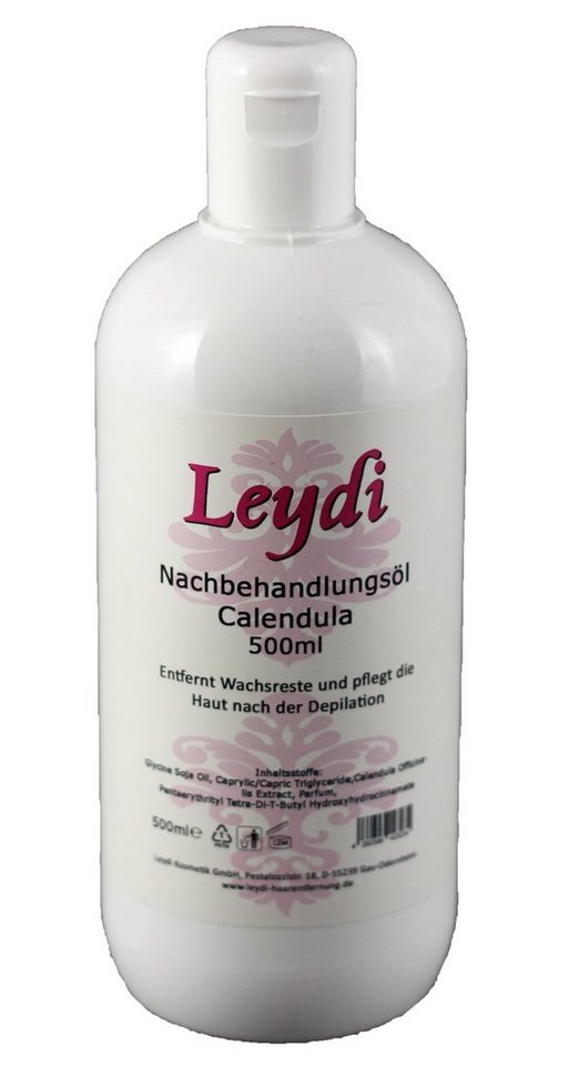 Leydi Enthaarungswachs Leydi Nachbehandlungsöl Calendula Reinigung & Pflege  nach dem Waxing, Reinigt die Haut nach dem Waxing von verbliebenen