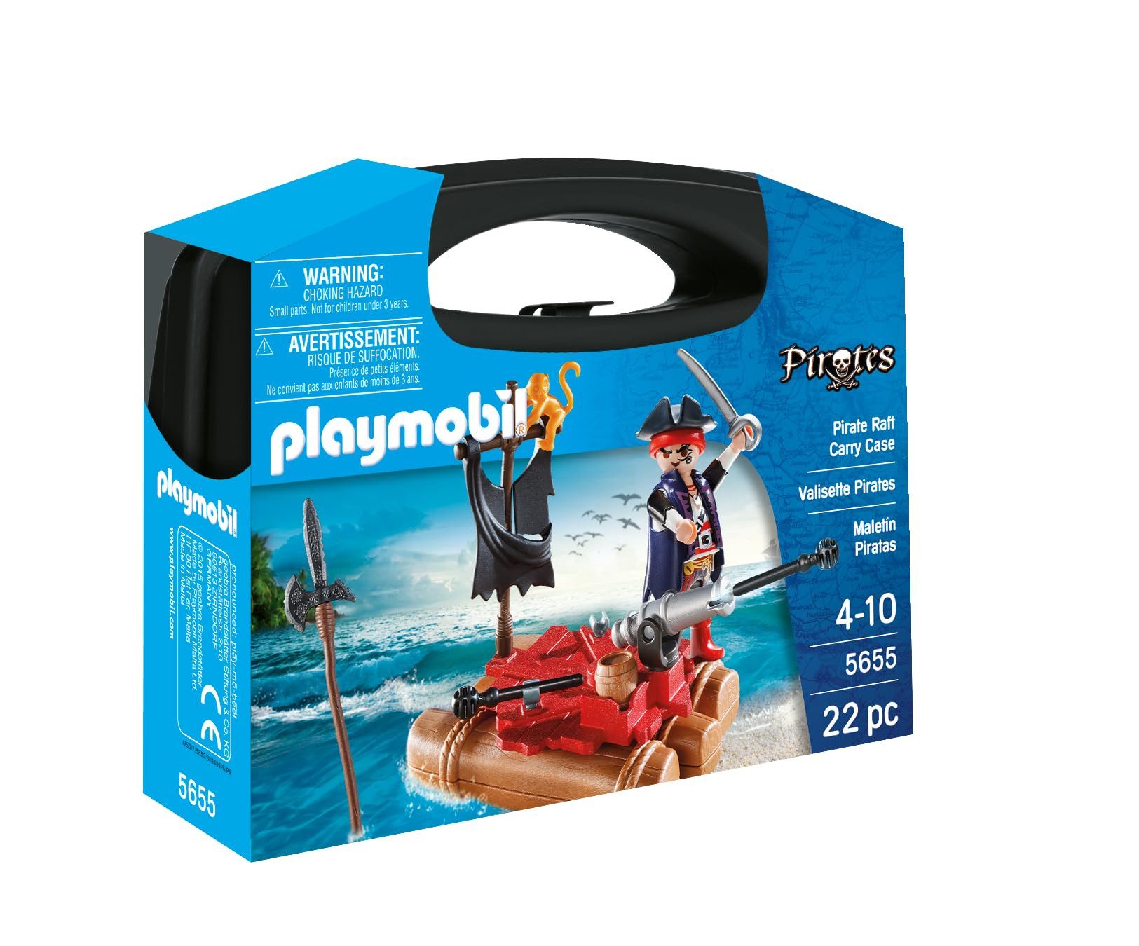Playmobil® Spielwelt Playmobil® Spielwelt Pirates Mitnehm-Piraten-Floß 5655, PLAYMOBIL Pirates Spielset