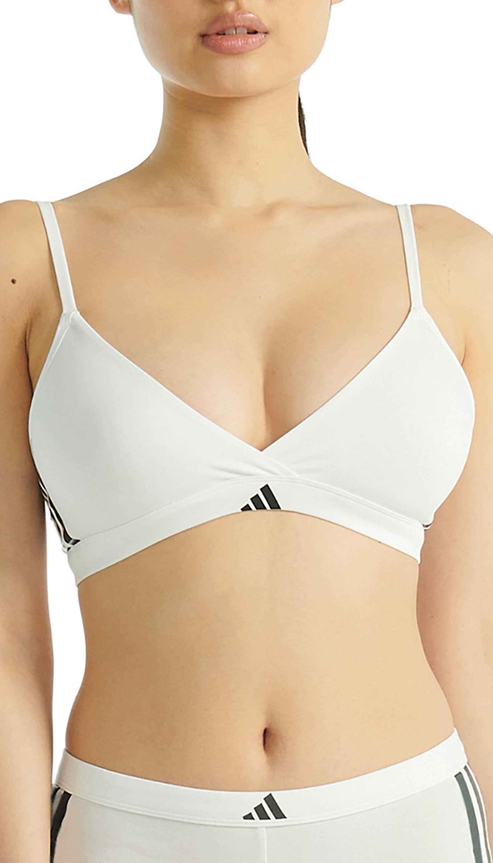 adidas Sportswear Bralette Sport Active Essentials Cotton 3 Stripes – Bild 3 von 5