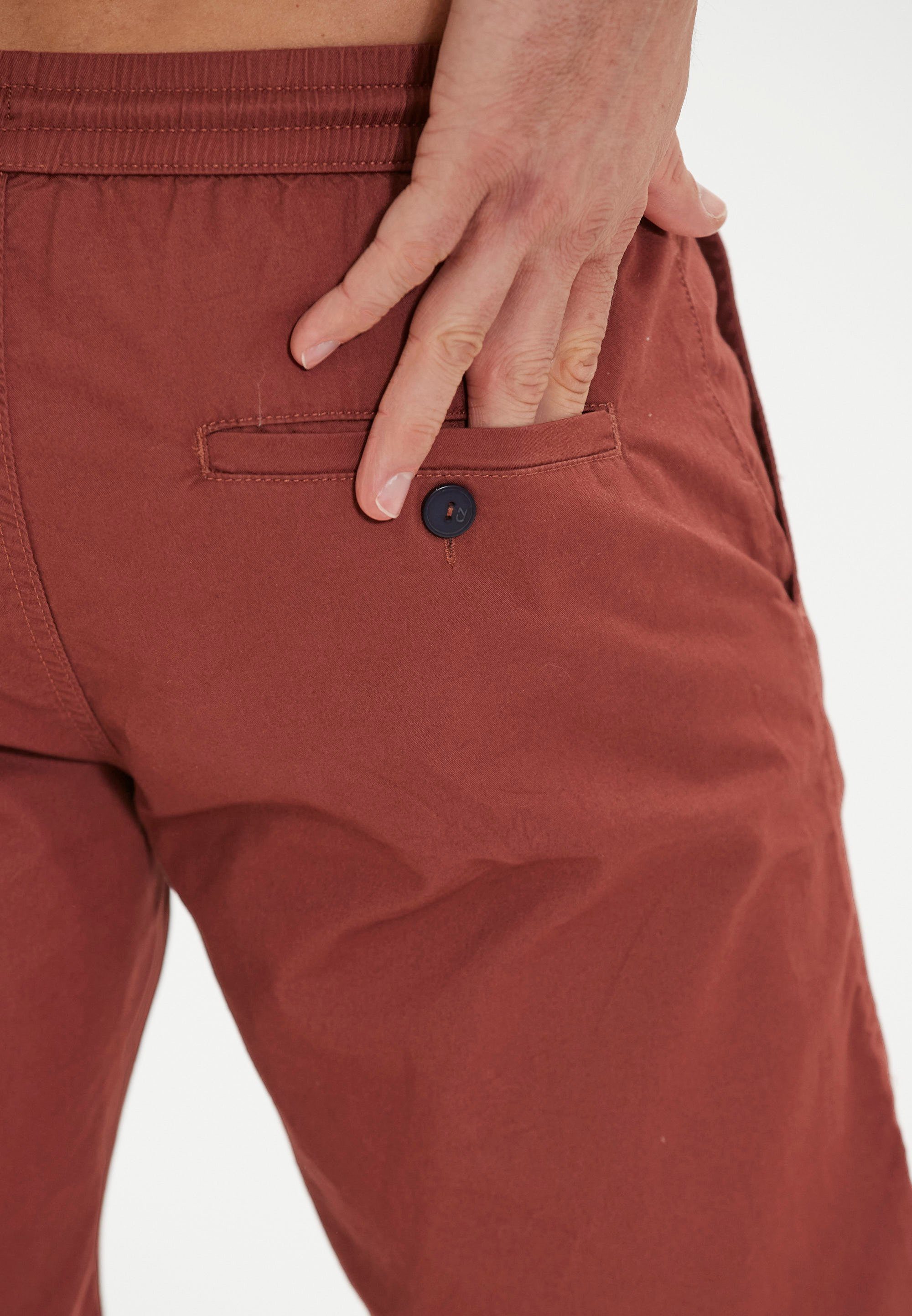 Shorts Seitentaschen CRUZ Gilchrest mit rostbraun praktischen