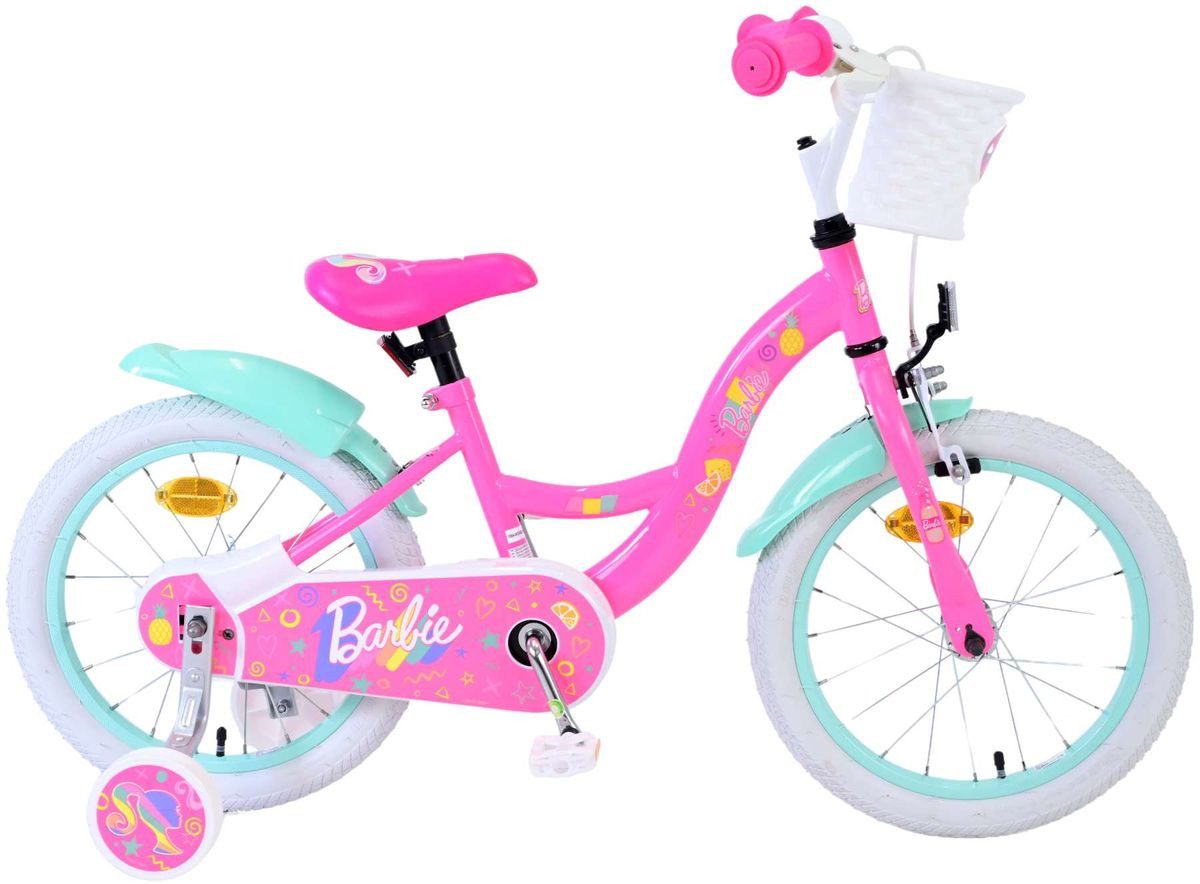 Kinderfahrrad 16 Zoll Kinder Mädchen Fahrrad Mädchenfahrrad Rad Barbie 31654-SACB