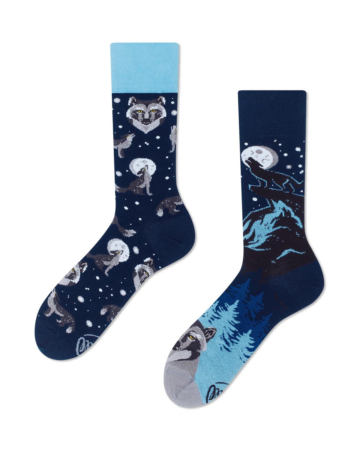 Freizeitsocken Many Mornings Socken Winter Wolf
