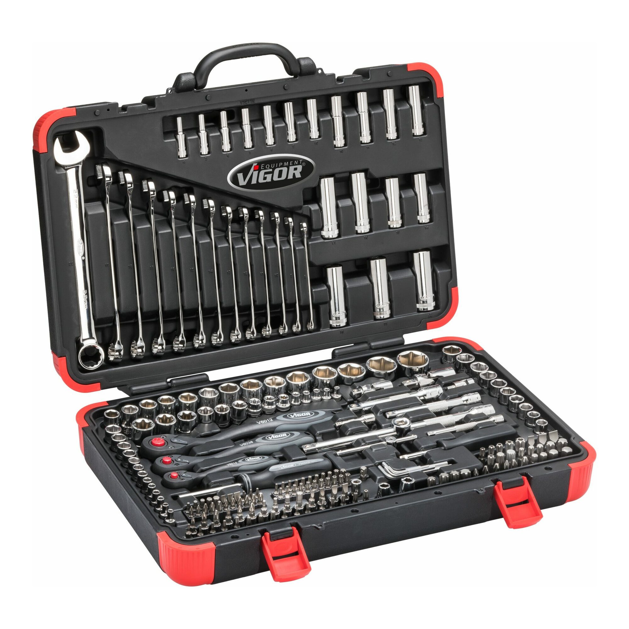 VIGOR Steckschlüssel VIGOR Innenvierkant Antrieb 6,3 = 1/4 Zoll Innenvierkant Antrieb 10 =