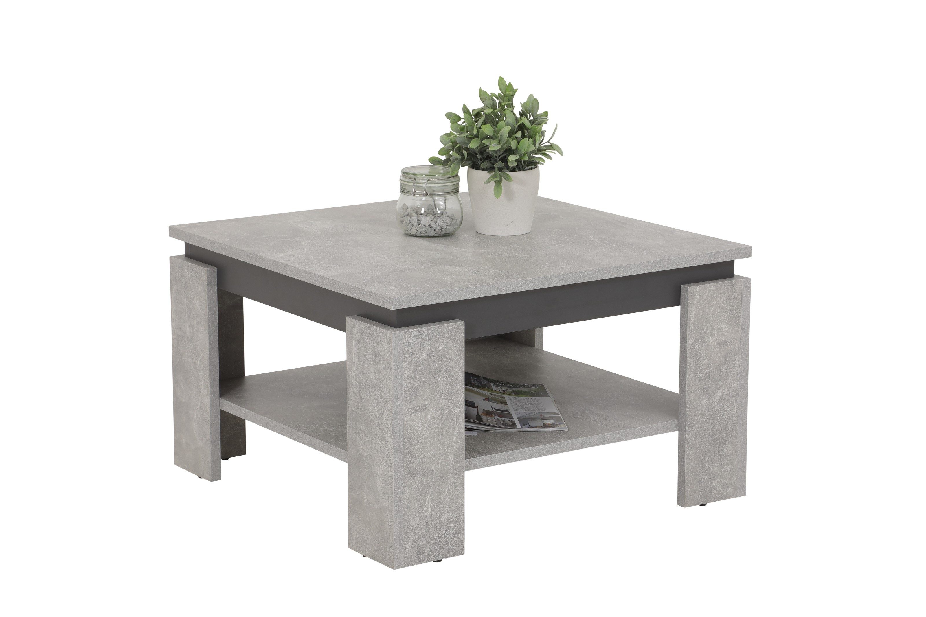 PREISBRECHER Couchtisch TIM III, 68 x 41 x 68 cm (B/H/T)