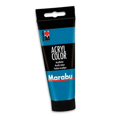 Marabu Acrylfarbe Marabu Acrylfarbe Acryl Color, 100 ml, cyanblau 056