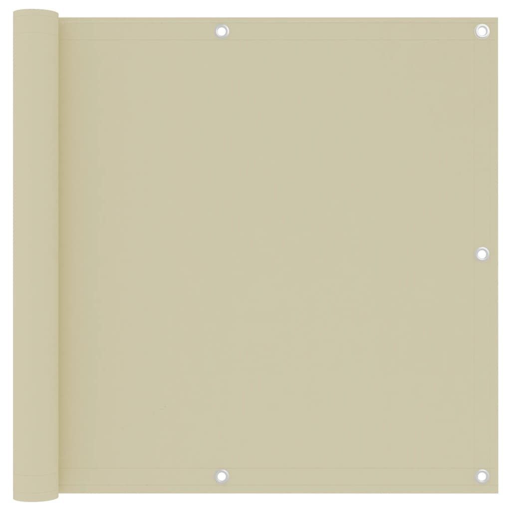 furnicato Balkonsichtschutz Balkon-Sichtschutz Creme 90x300 cm günstig online kaufen