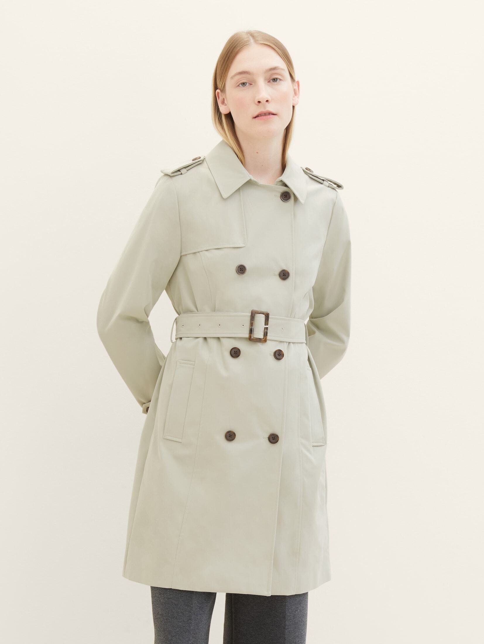 TOM TAILOR Regenmantel Basic Trenchcoat