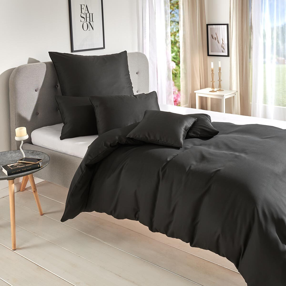 TRAUMSCHLAF Bettwäsche Uni Tencel™ Lyocell, Lyocell, 3 teilig, glatte Oberf günstig online kaufen