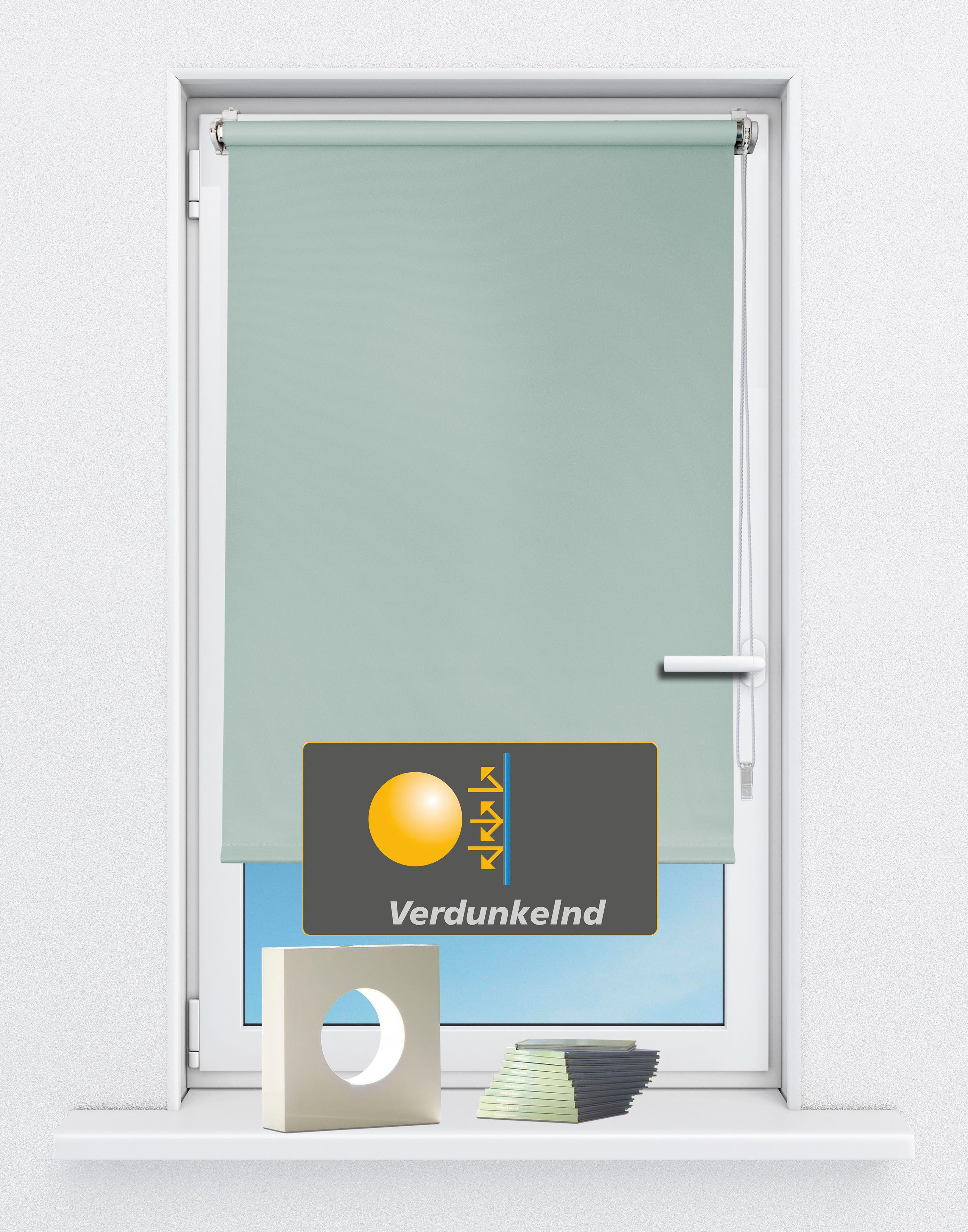 Seitenzugrollo Seitenzugrollo 'Luna', verdunkelnd, Klemmfix, ohne günstig online kaufen