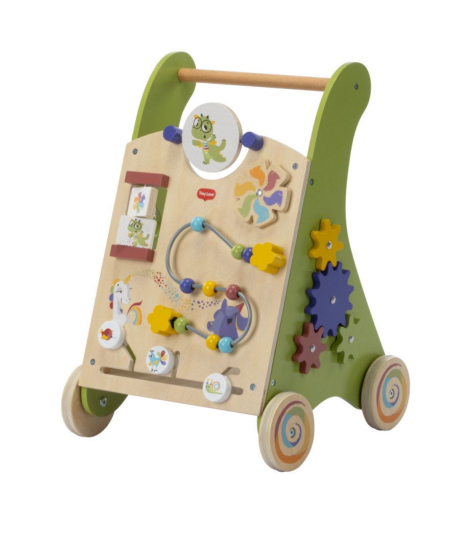 Tiny Love Babyspiegel Tiny Love Baby Holz Lauflernwagen, 2-in-1 Activity Baby Lauflernhilfe