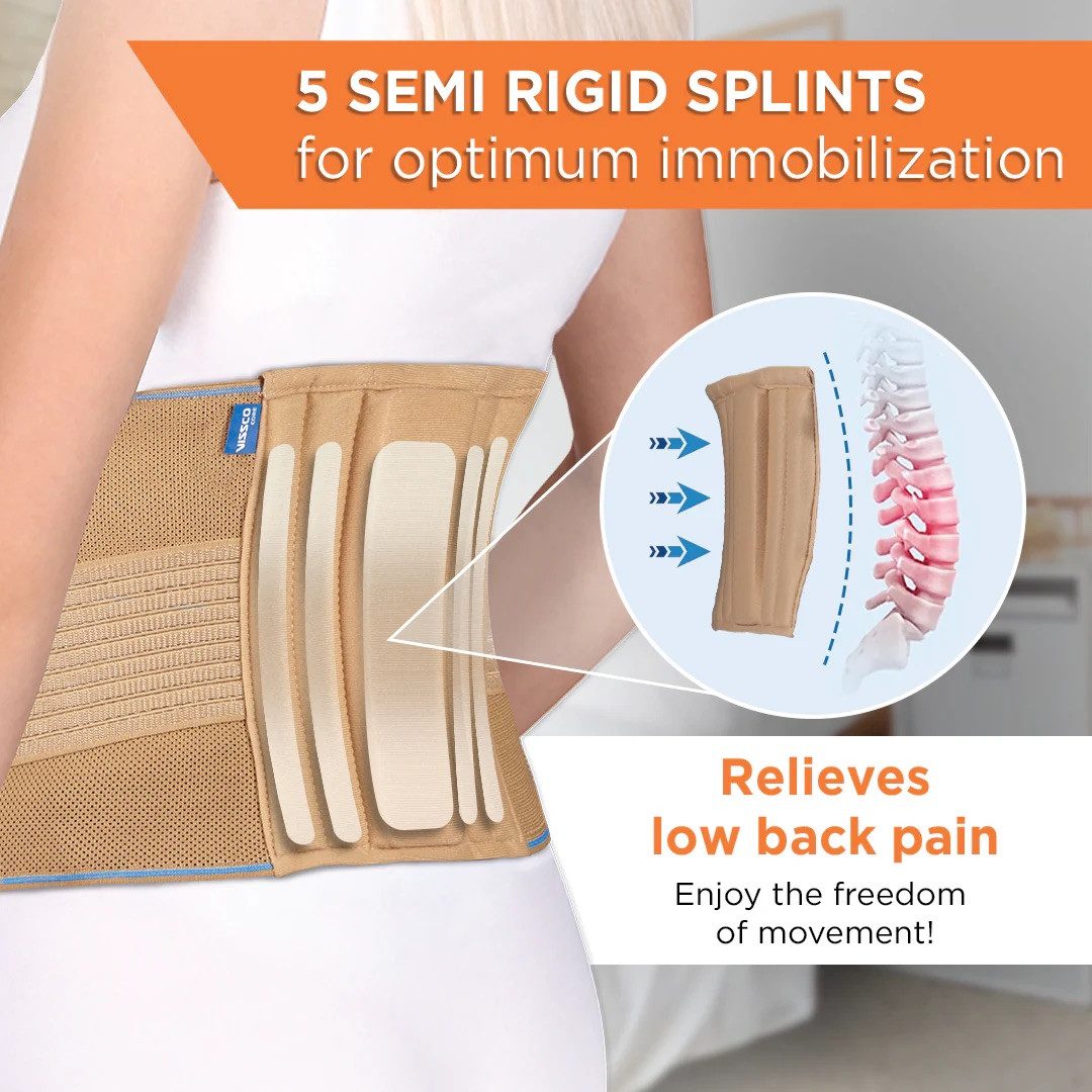 Ruwado Rückenbandage Orthopädischer Rückenstützgürtel mit Doppelzug, Rückengurt - UNISEX (Vertrauenswürdige Marke seit 1963), Medizinische Qualität für chronische und kurzfristige Rückenschmerzen