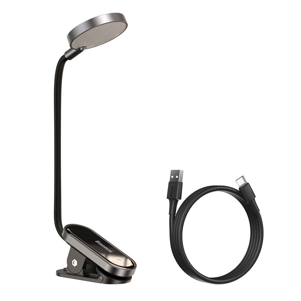 Baseus LED Leselampe »Baseus Mini LED Leselampe Tischleuchte Büro Lampe  Nachttisch Büroleuchte USB mit Clip grau« online kaufen | OTTO