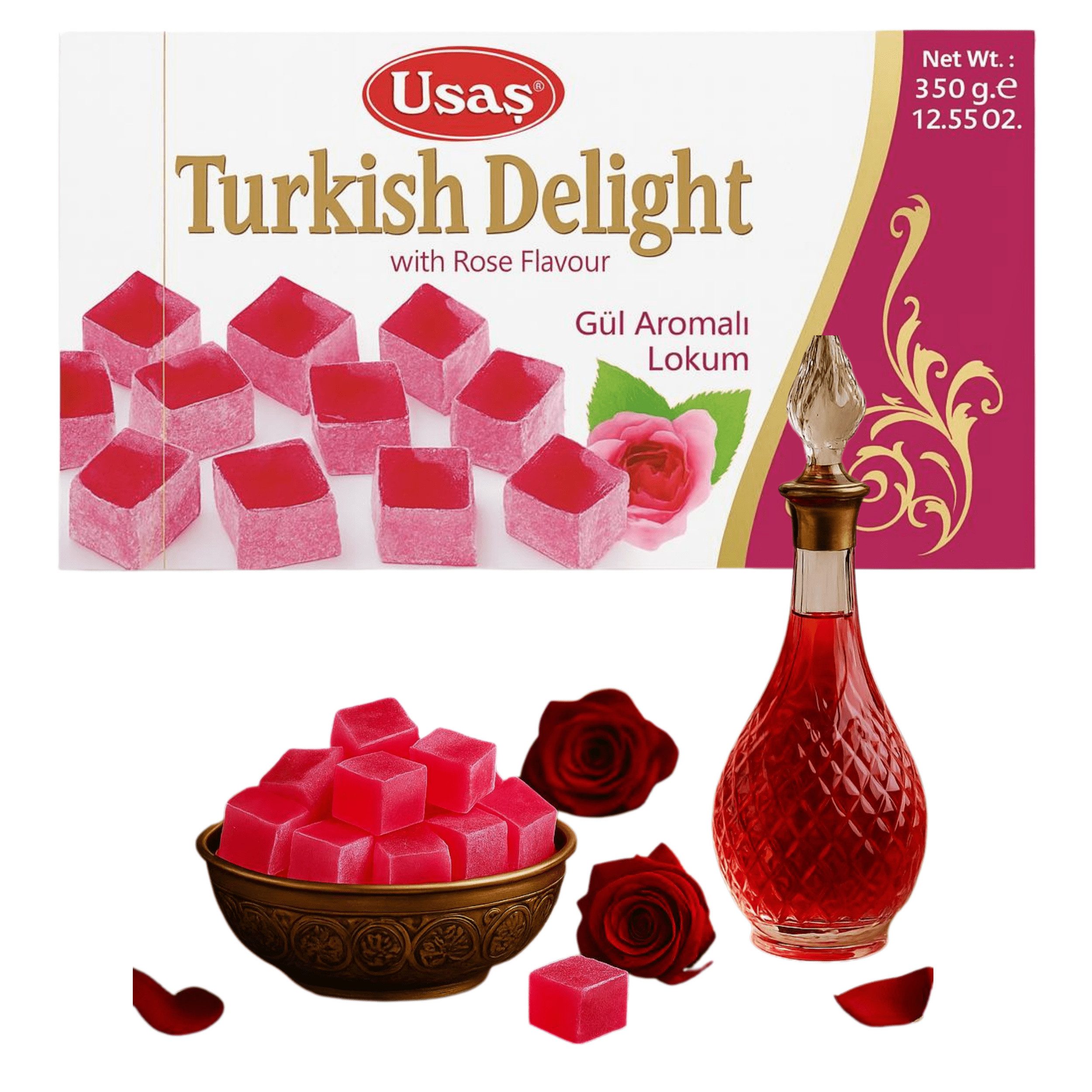 DERMANN Süßigkeit Türkische Süßigkeit 350 g – verschiedene Sorten