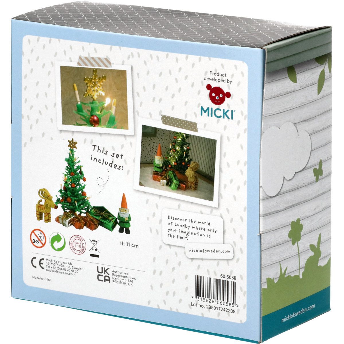 Lundby Puppenhausmöbel Weihnachtsbaumset Mädchen (7tlg) – Bild 4 von 4