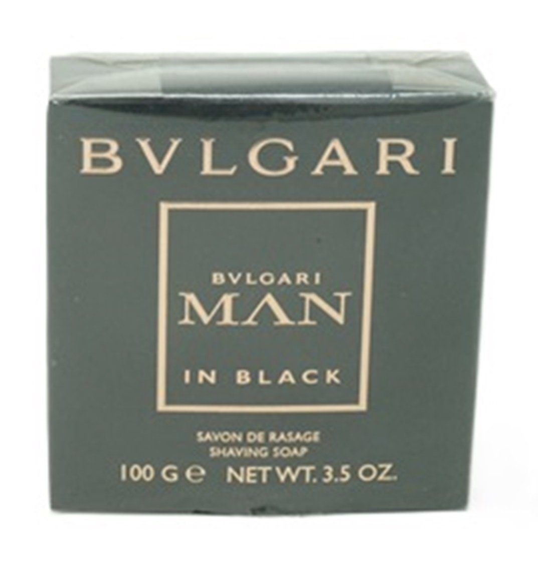 BVLGARI Handseife Bvlgari Man In Black Shaving Soap Seife 100g