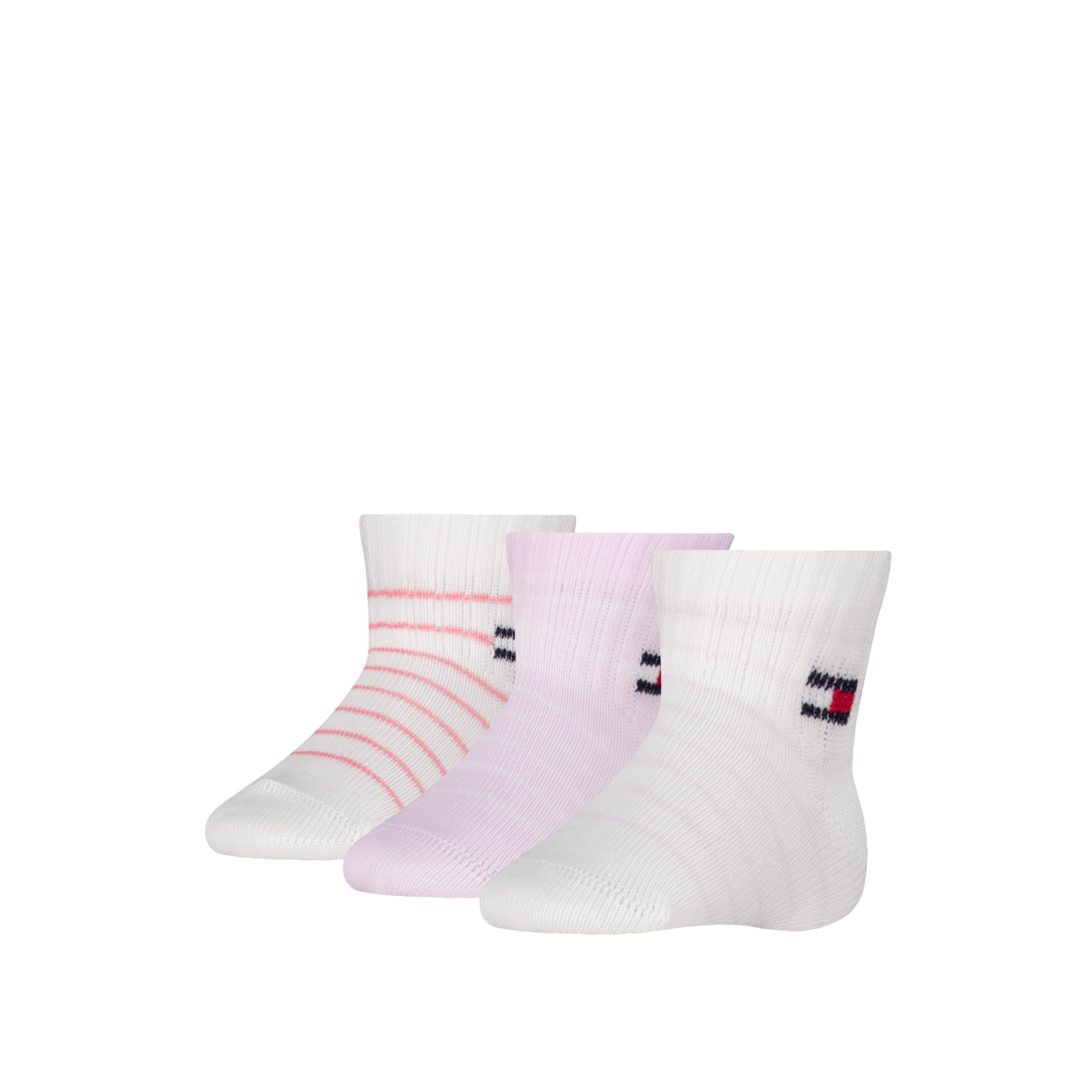 Tommy Hilfiger Socken TH BABY SOCK 3P GIFTBOX BRETON (3 Paar)