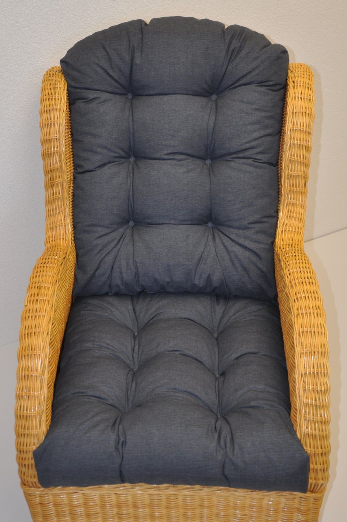Rattani Sesselauflage Polster Kissen für Rattan Ohrensessel Rattansessel, C günstig online kaufen