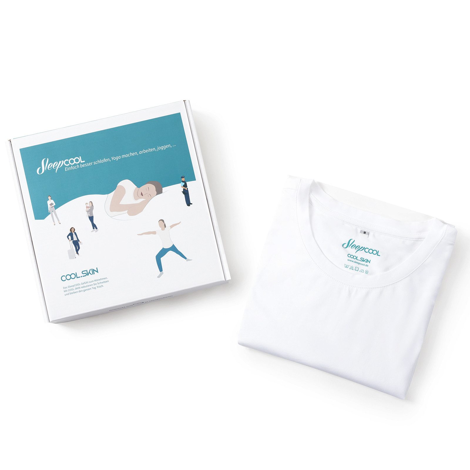 SleepCOOL T-Shirt Funktionshirt Damen, mit Kühleffekt, atmungsaktiv, reduziert Schwitzen (1-tlg)