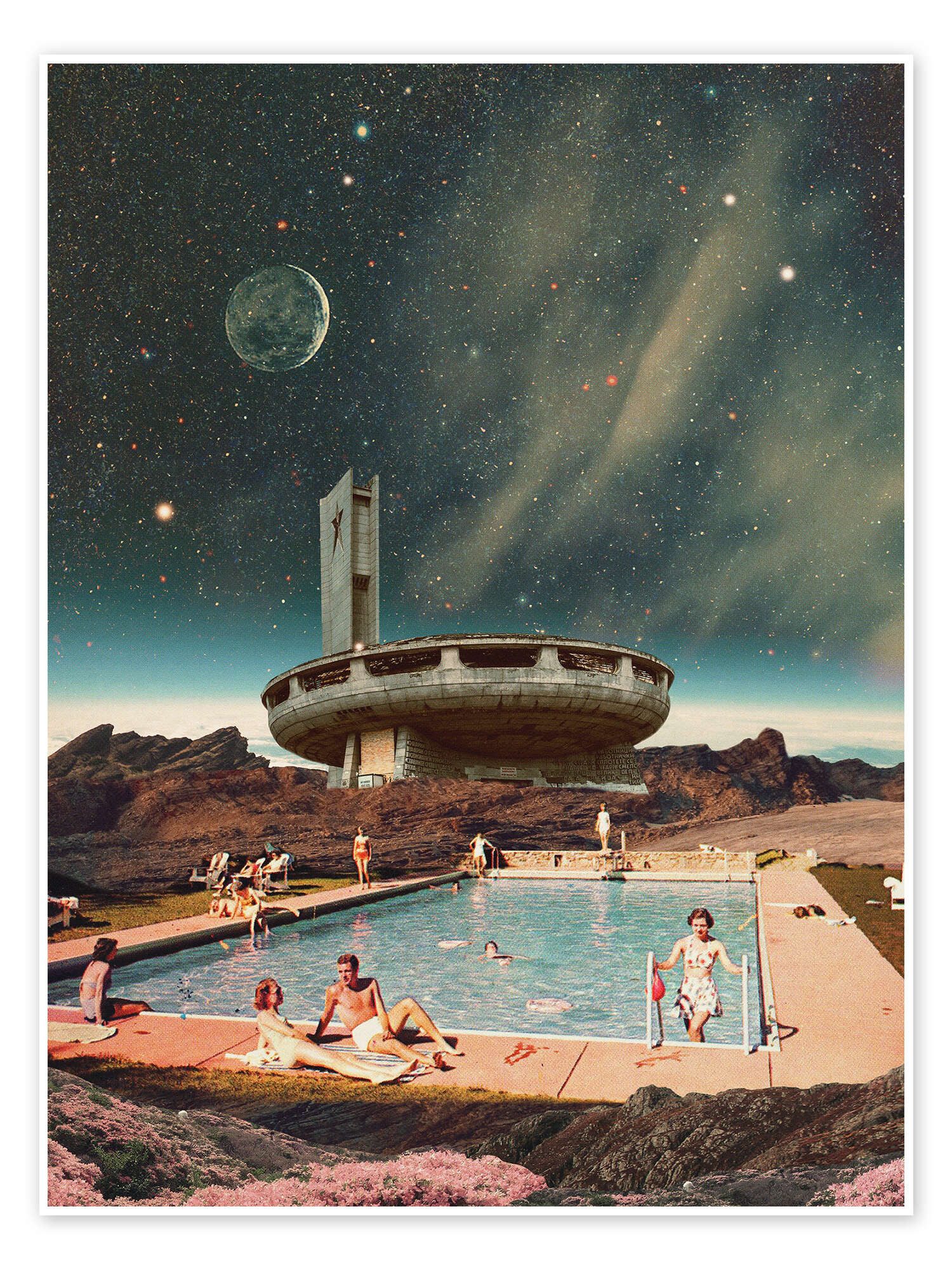 Posterlounge Плакат Frank Moth, Du hast mir gezeigt, wie schön die Welt ist, Malerei