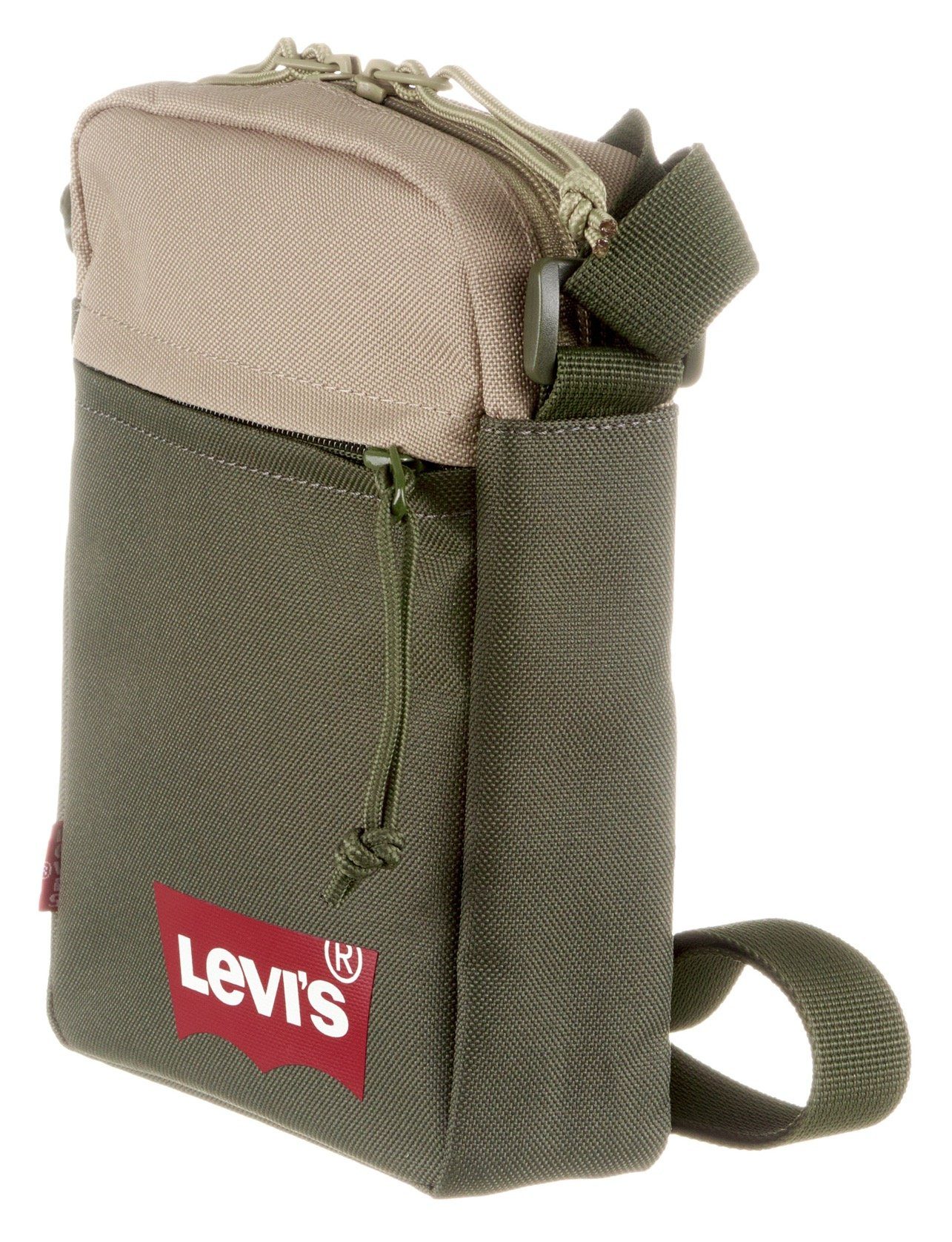 Levi's® Umhängetasche MINI CROSSBODY SOLID (RED BATWING), modische Mini Bag Schultertasche