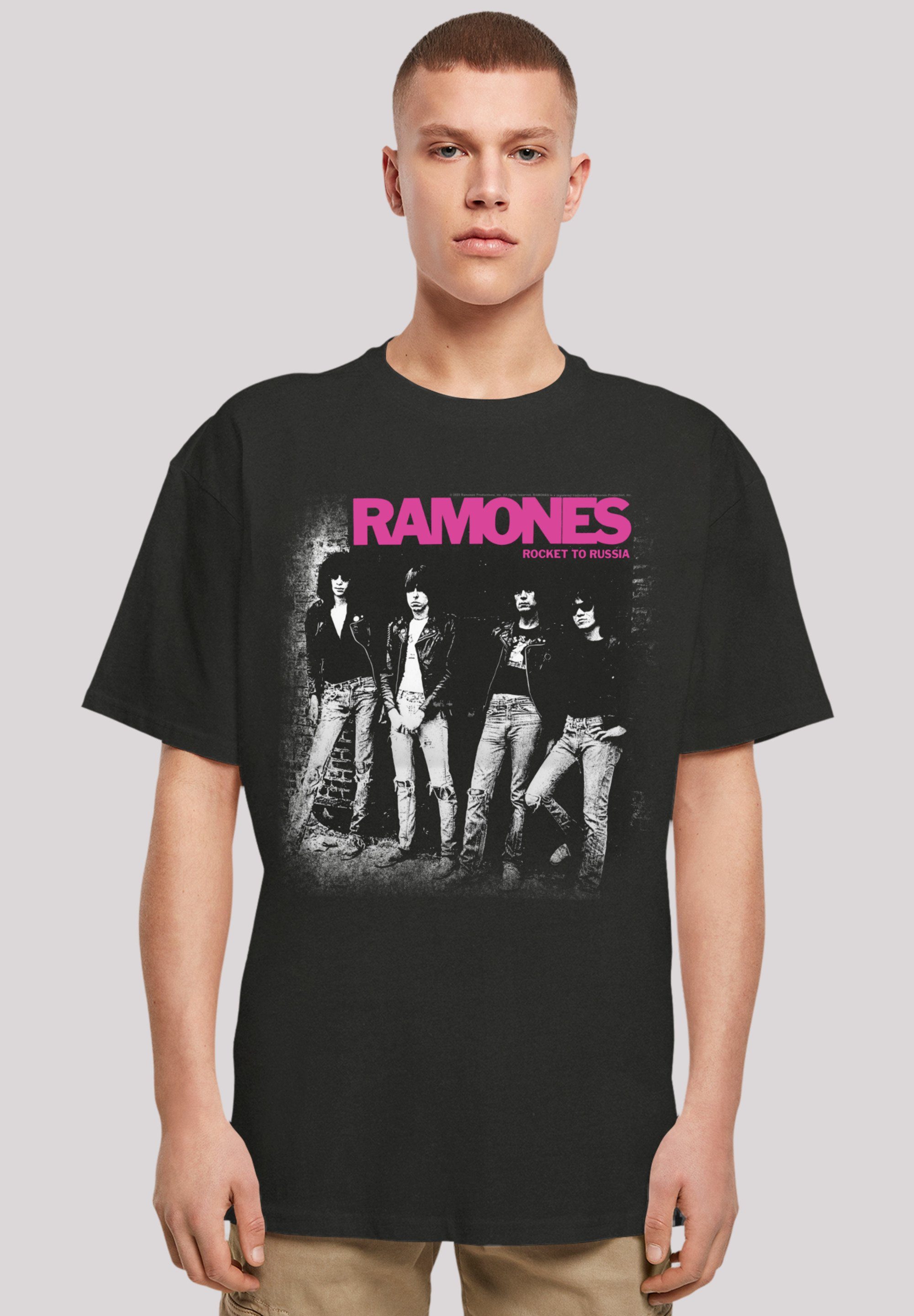 F4NT4STIC T-Shirt Ramones Rock Musik Band Premium Qualität, Band, Rock-Musik schwarz