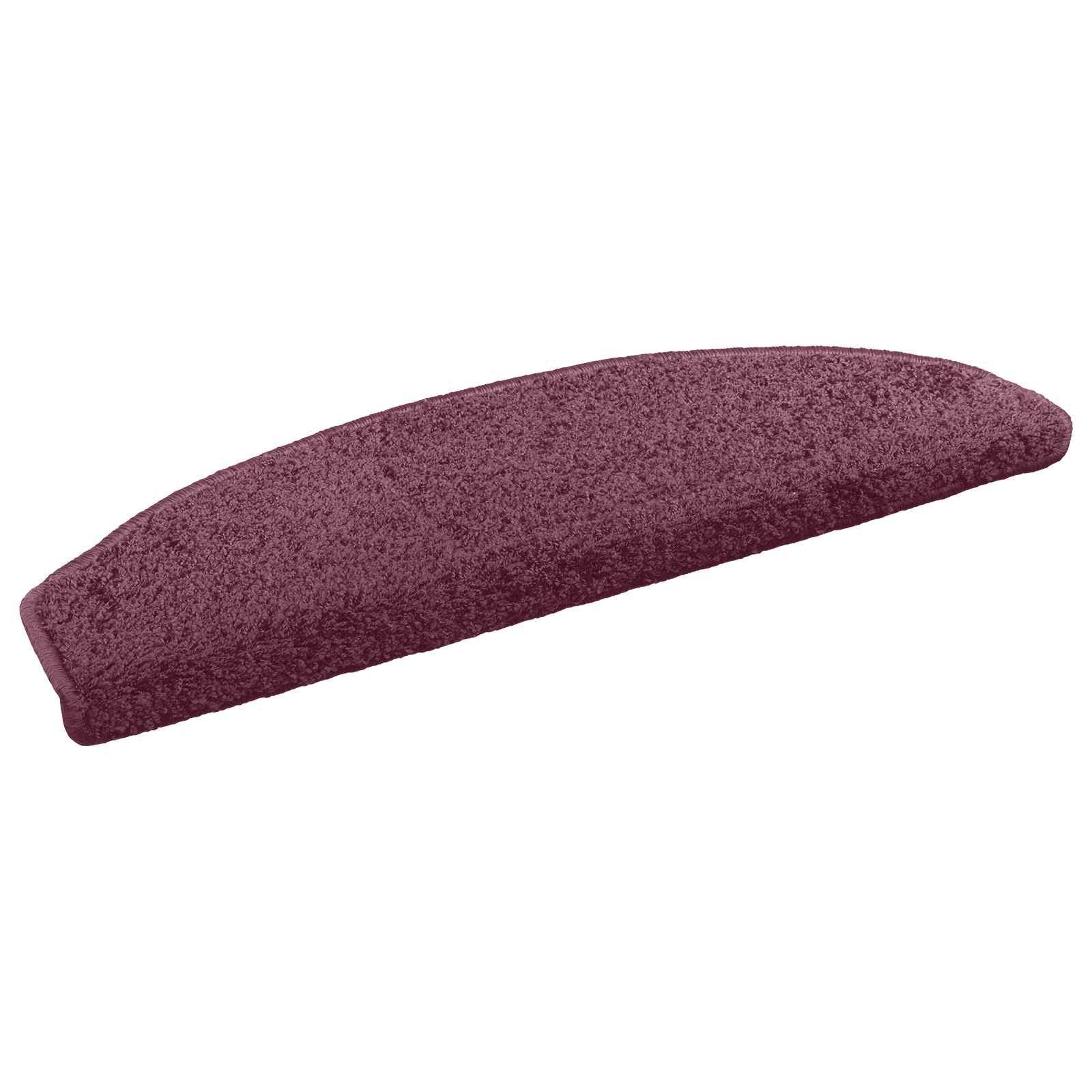 vidaXL Stufenmatte 80 x 24,5 x 3,5 cm Selbstklebende Treppenschoner Halbkreis 15 pcs Dunk