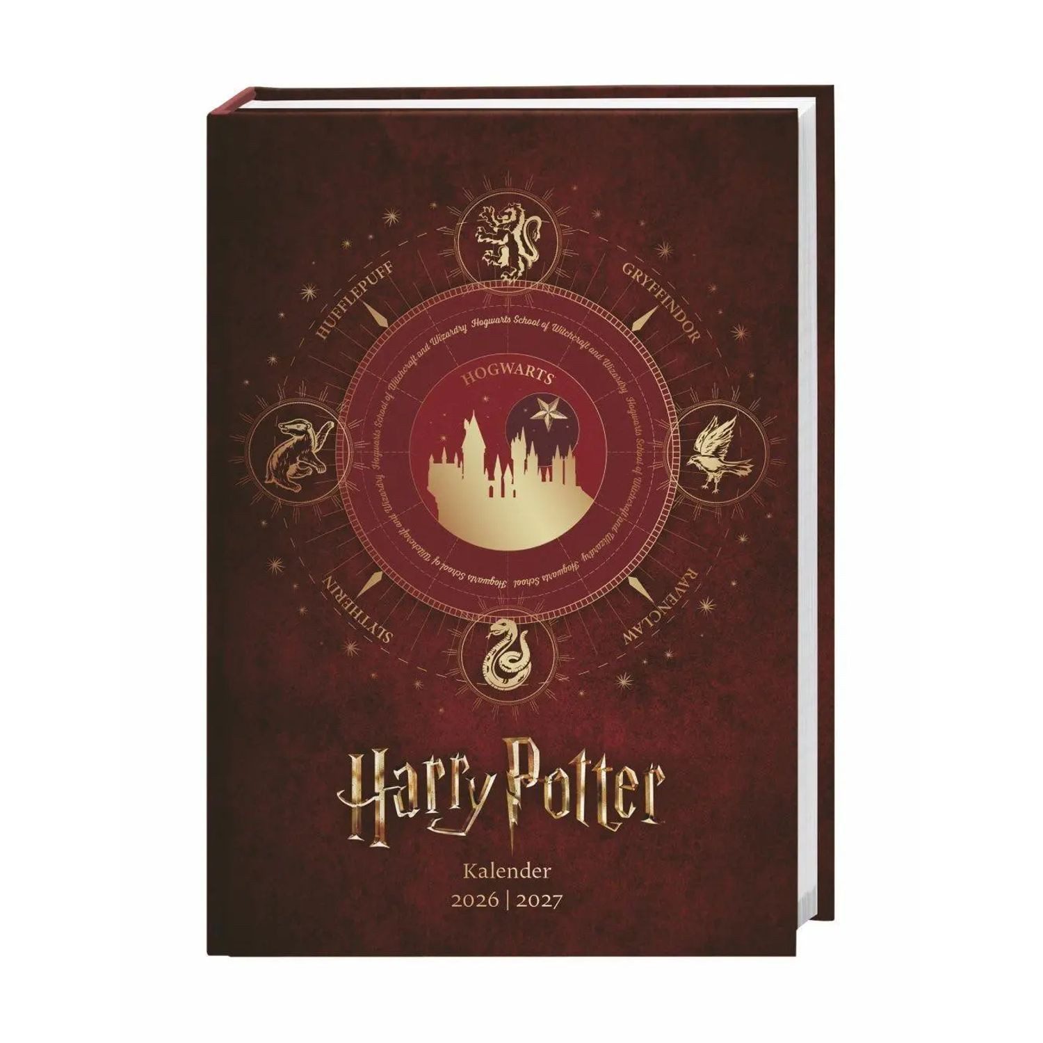 Schülerkalender Harry Potter 17-Monats-Kalenderbuch A5 2027 - 17 Monate. Von August...