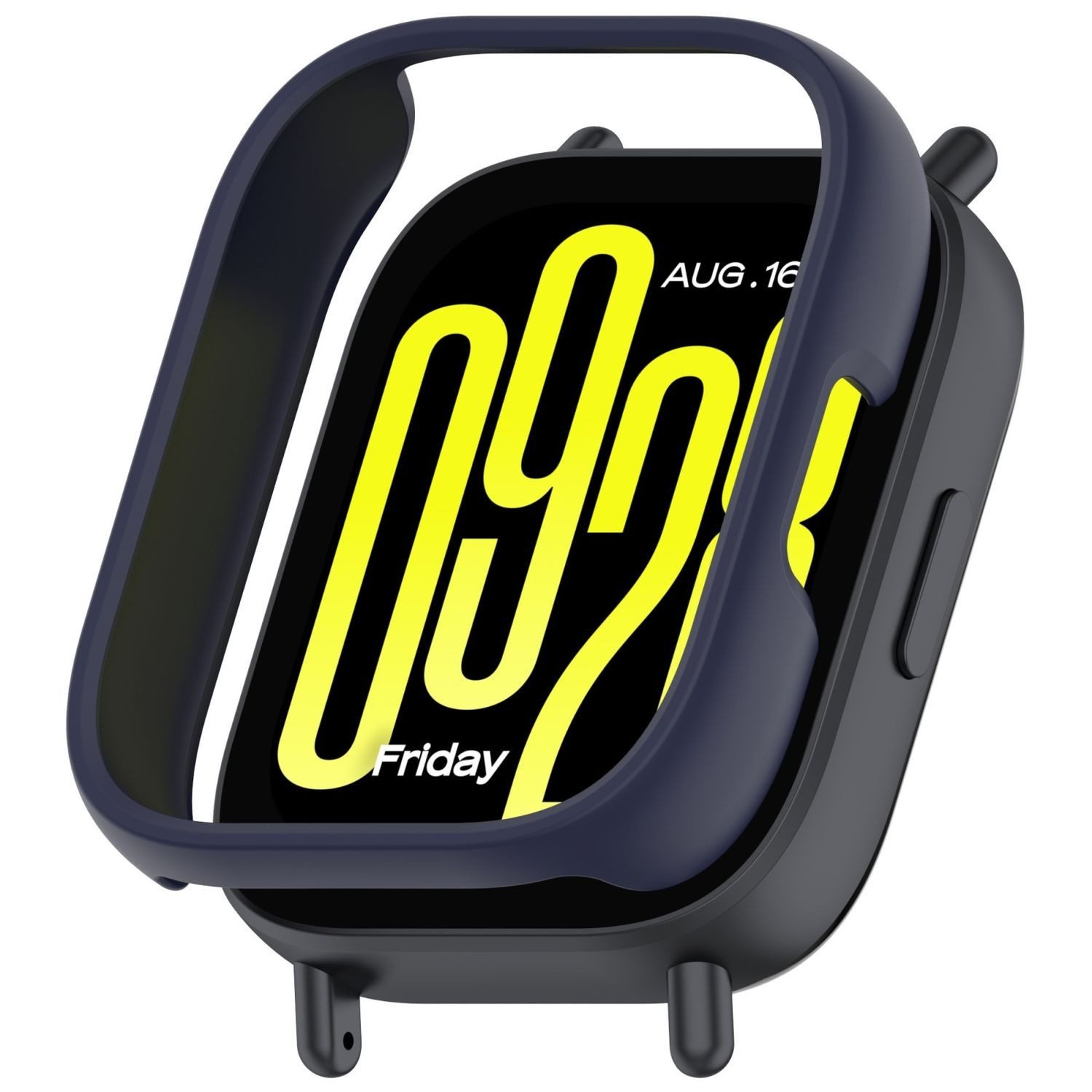 Wigento Smartwatch-Hülle Für Xiaomi Redmi Watch 5 Lite Kunststoff Hülle Gehäuse Case Dunkelblau, PC-Schutzhülle für optimalen Schutz und einfache Installation