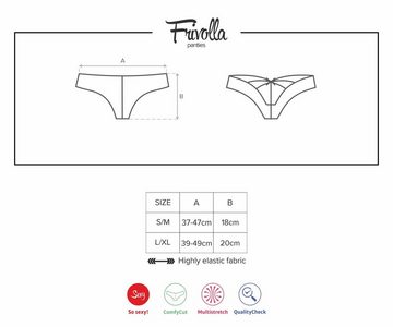 Obsessive Slip Slip Frivolla schwarz Panty Dessous hinten offen (einzel, 1-St)