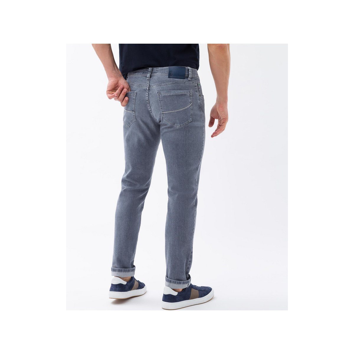 silber Brax 5-Pocket-Jeans (1-tlg)