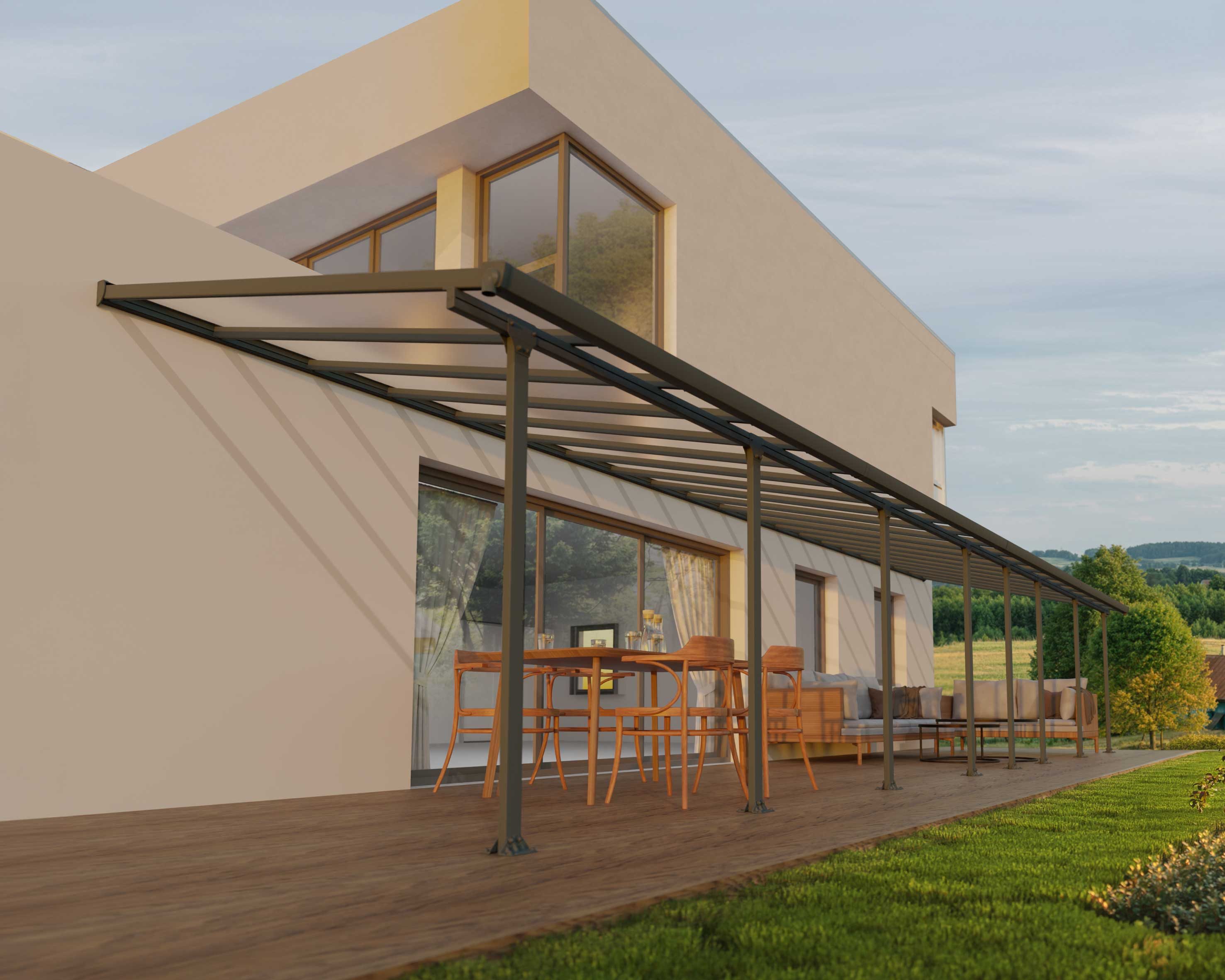 Terrassendach Feria Alu Terrassenüberdachung