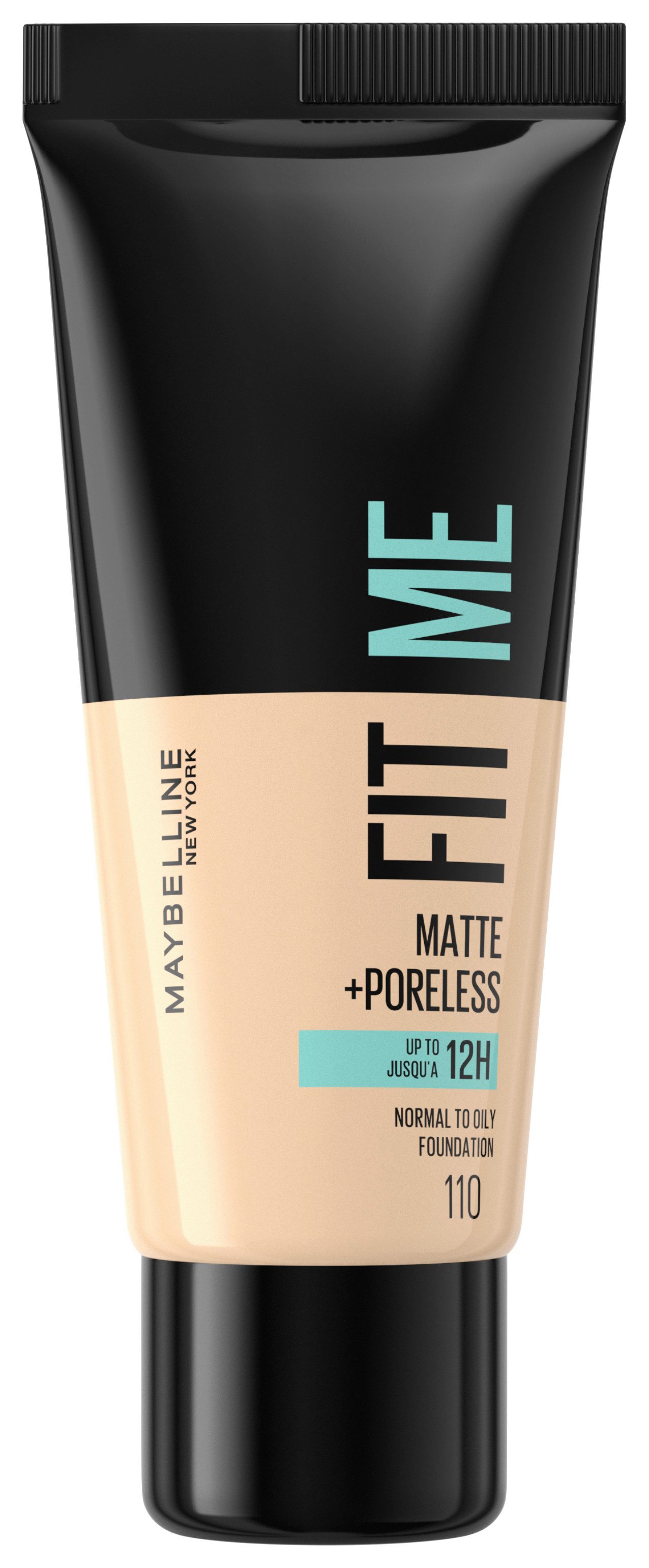 MAYBELLINE NEW YORK Foundation FIT ME! MATTE + PORELESS MAKE-UP, für einen natürlich mattierten Teint, leichte bis mittlere Deckkraft