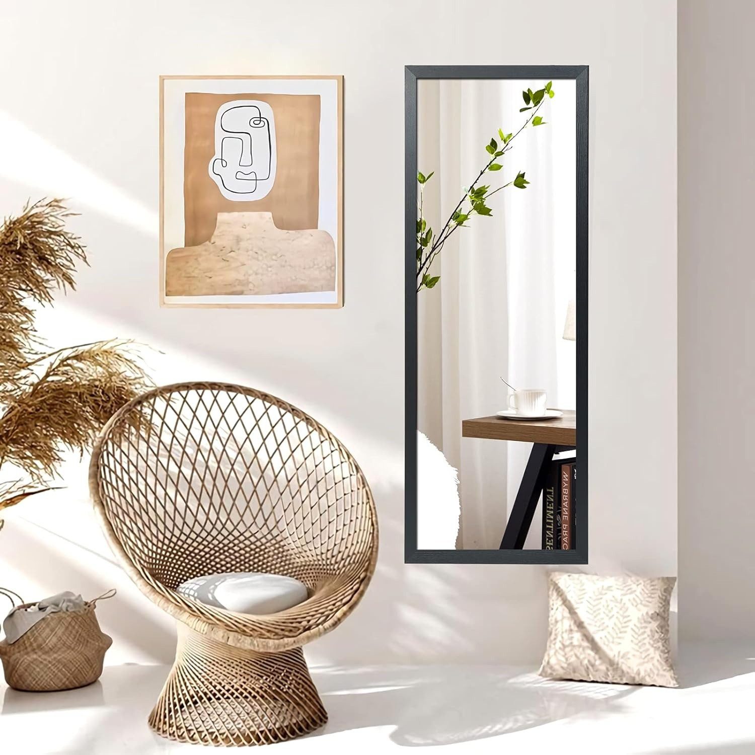 ToteBox Wandspiegel 33x119cm unbrechbarer Garderobenspiegel höhenverstellba günstig online kaufen