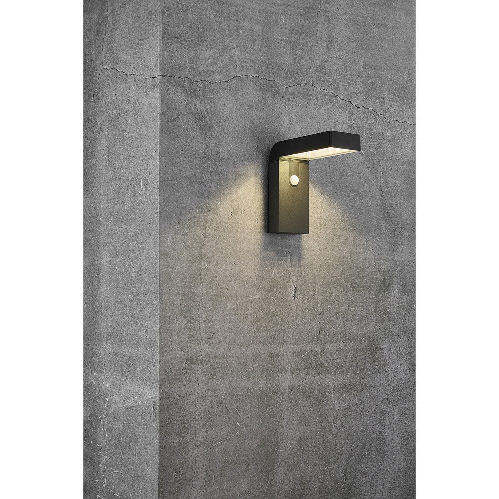 Nordlux Gartenleuchte Nordlux 2118231003 Alya Solar-Außenwandleuchte LED 5 W Schwarz