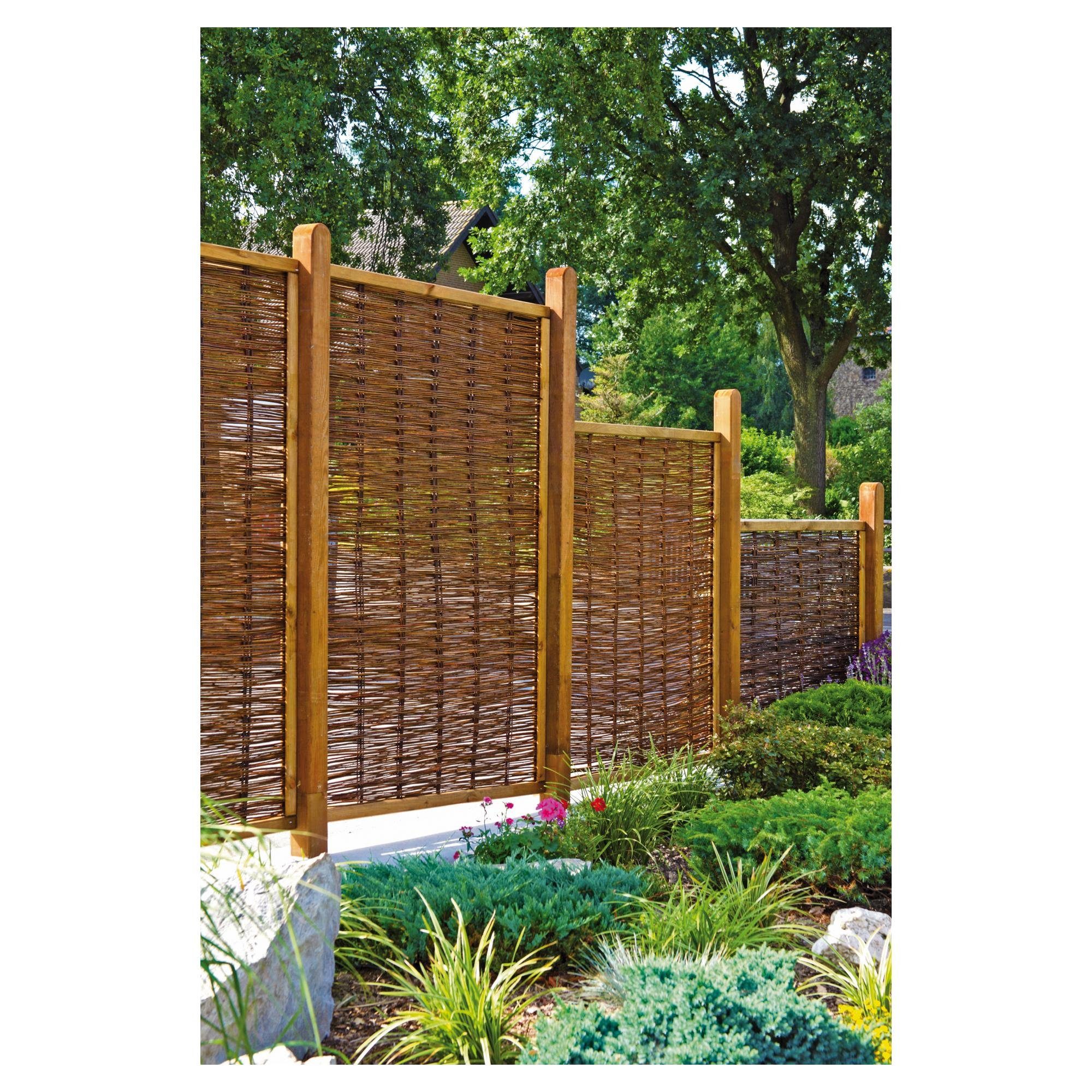 Tetzner & Jentzsch Gartenzaun FAKO Weidengeflechtzaun günstig online kaufen