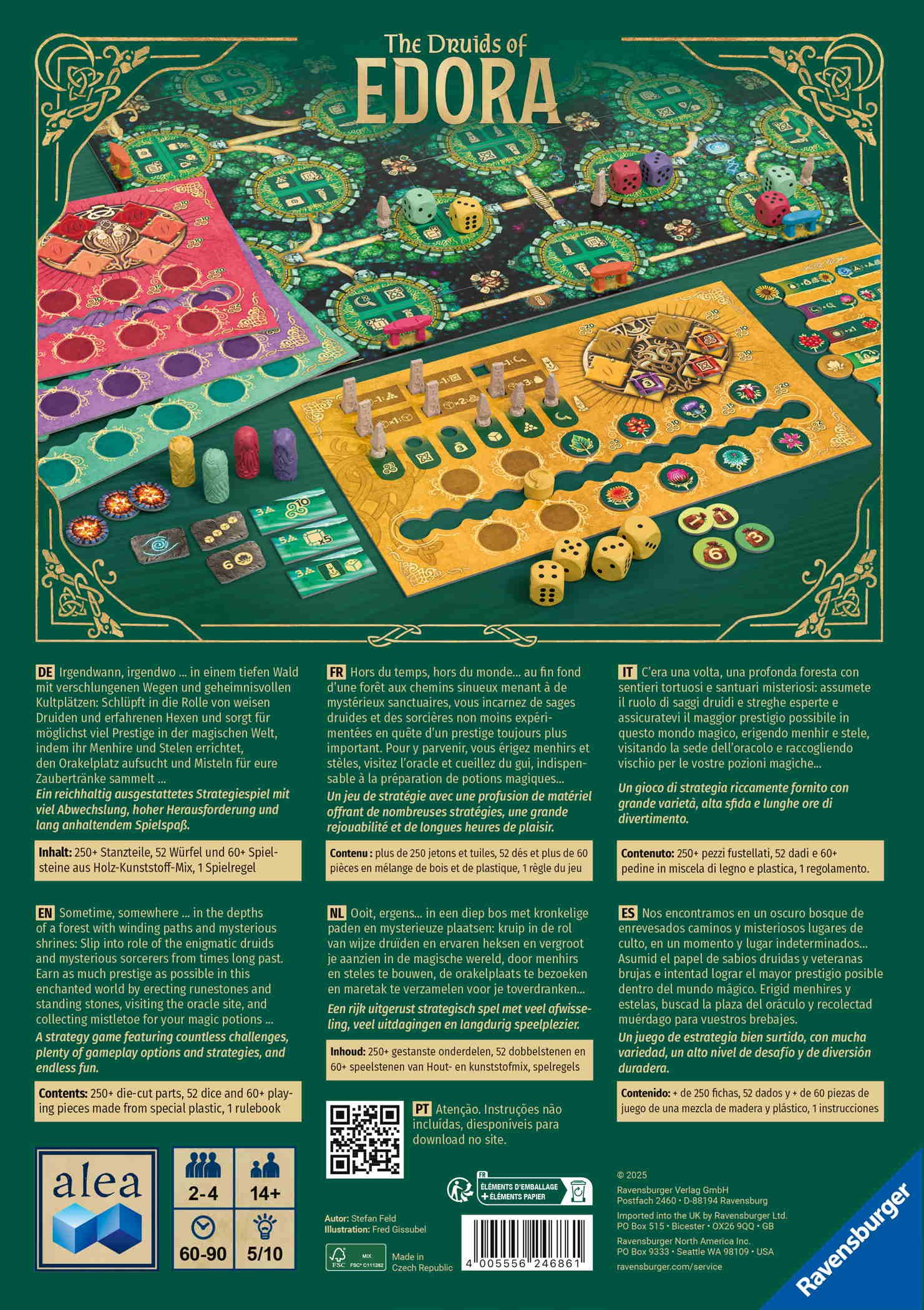 Ravensburger Spiel Familienspiel Strategiespiel Alea The Druids of Edora 24686