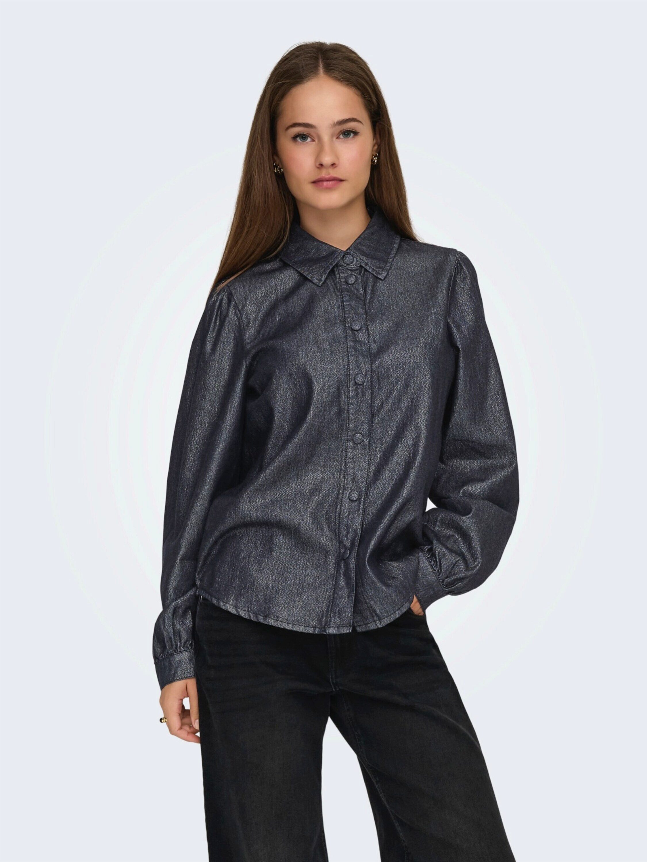 ONLY Langarmbluse ONLLINA (1-tlg) Drapiert/gerafft