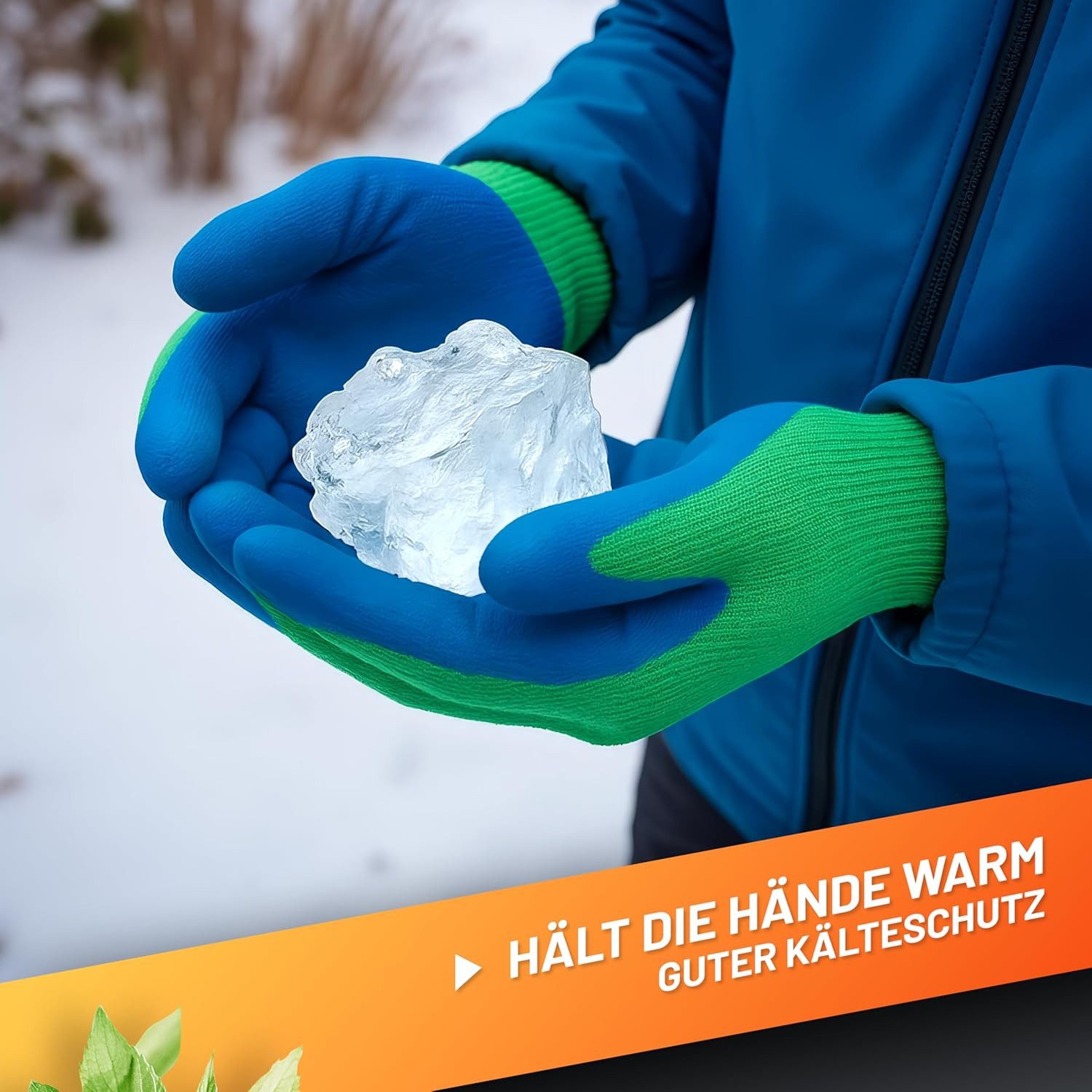 GRÜNTEK Arbeitshandschuhe THERMO Arbeitshandschuhe mit Thermofutter, günstig online kaufen