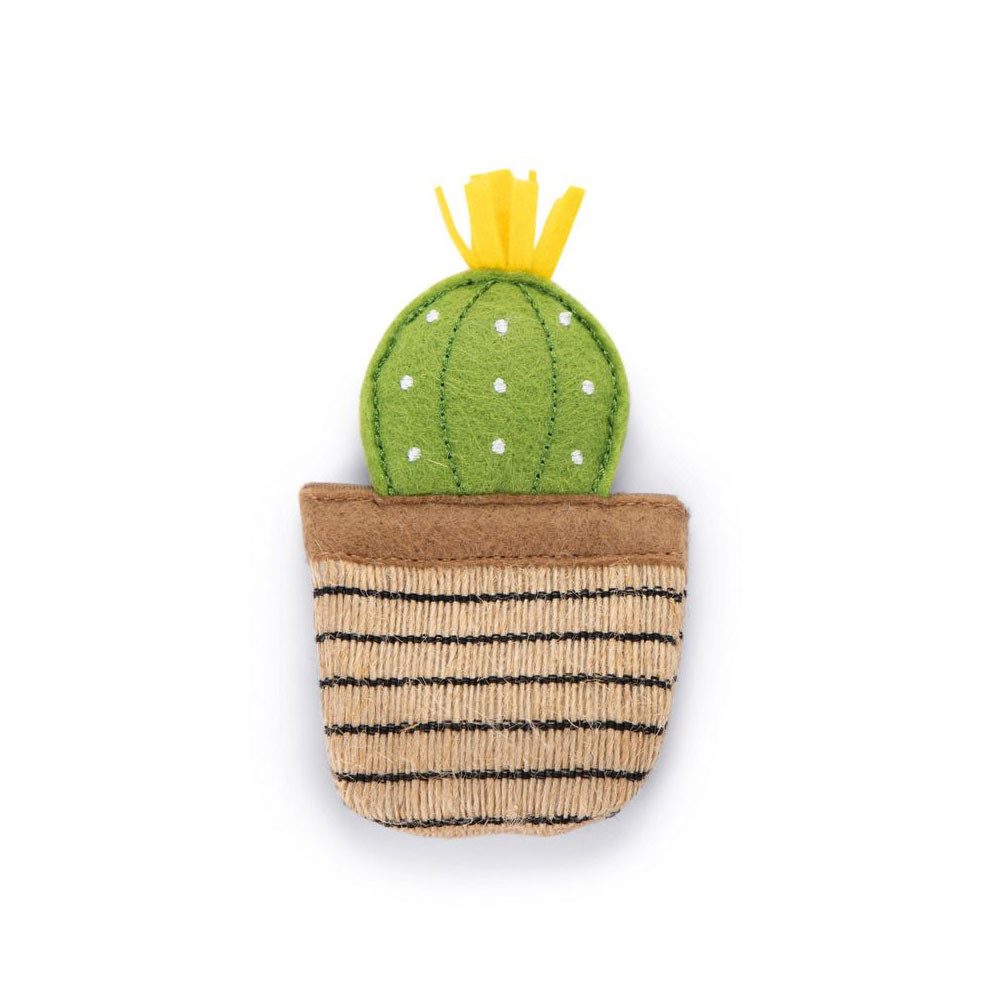 Beeztees Tierkuscheltier Beeztees Catnip Katzenspielzeug Kaktus Variante: Oria (gelb)