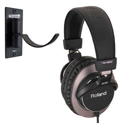Roland RH-300 HiFi-Kopfhörer (Studio-Kopfhörer, mit Wandhalter, 32 Ohm)